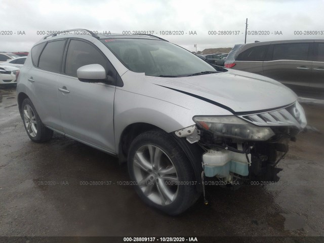 nissan murano 2010 jn8az1mu7aw001422