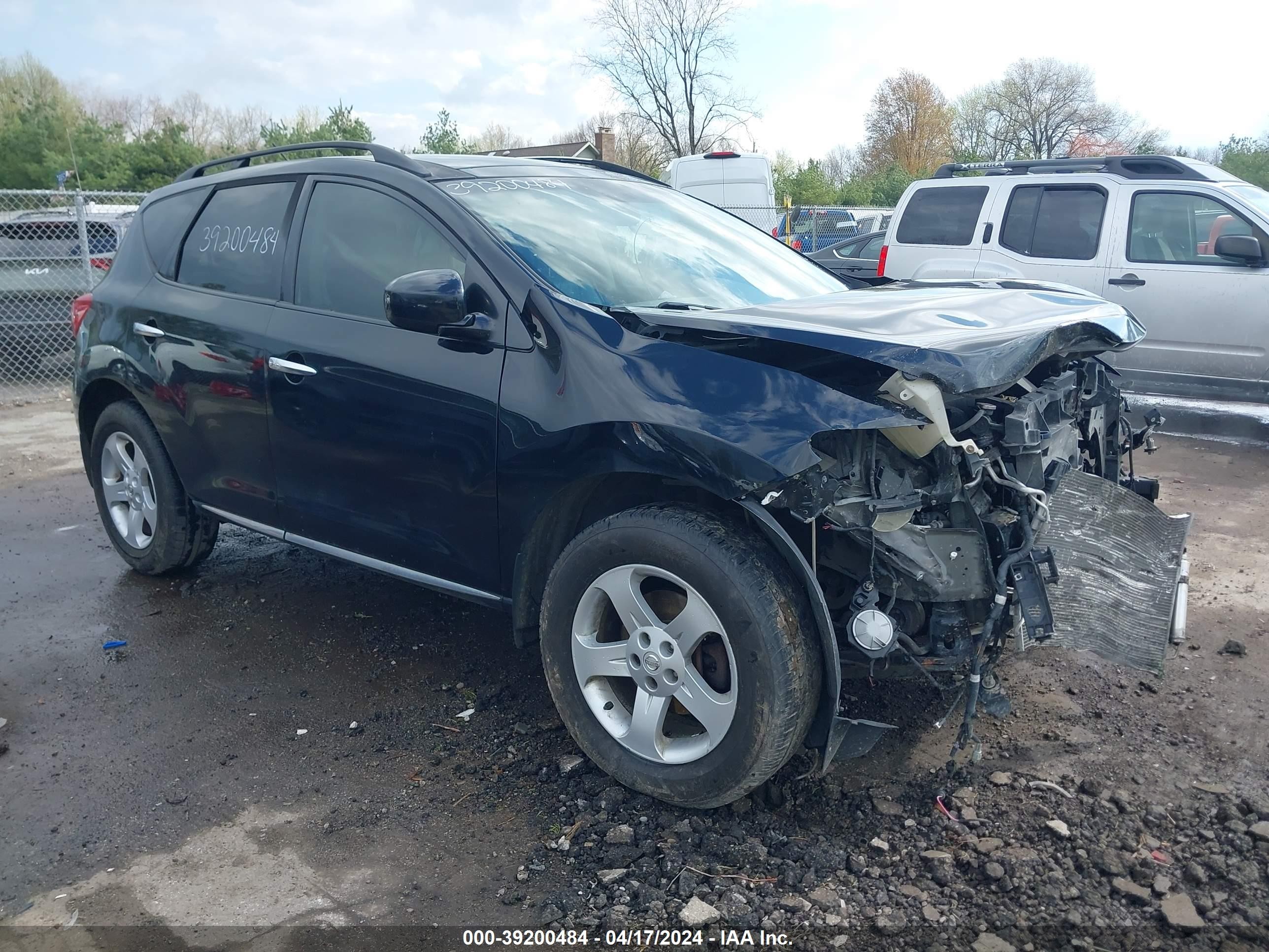 nissan murano 2010 jn8az1mu7aw017975