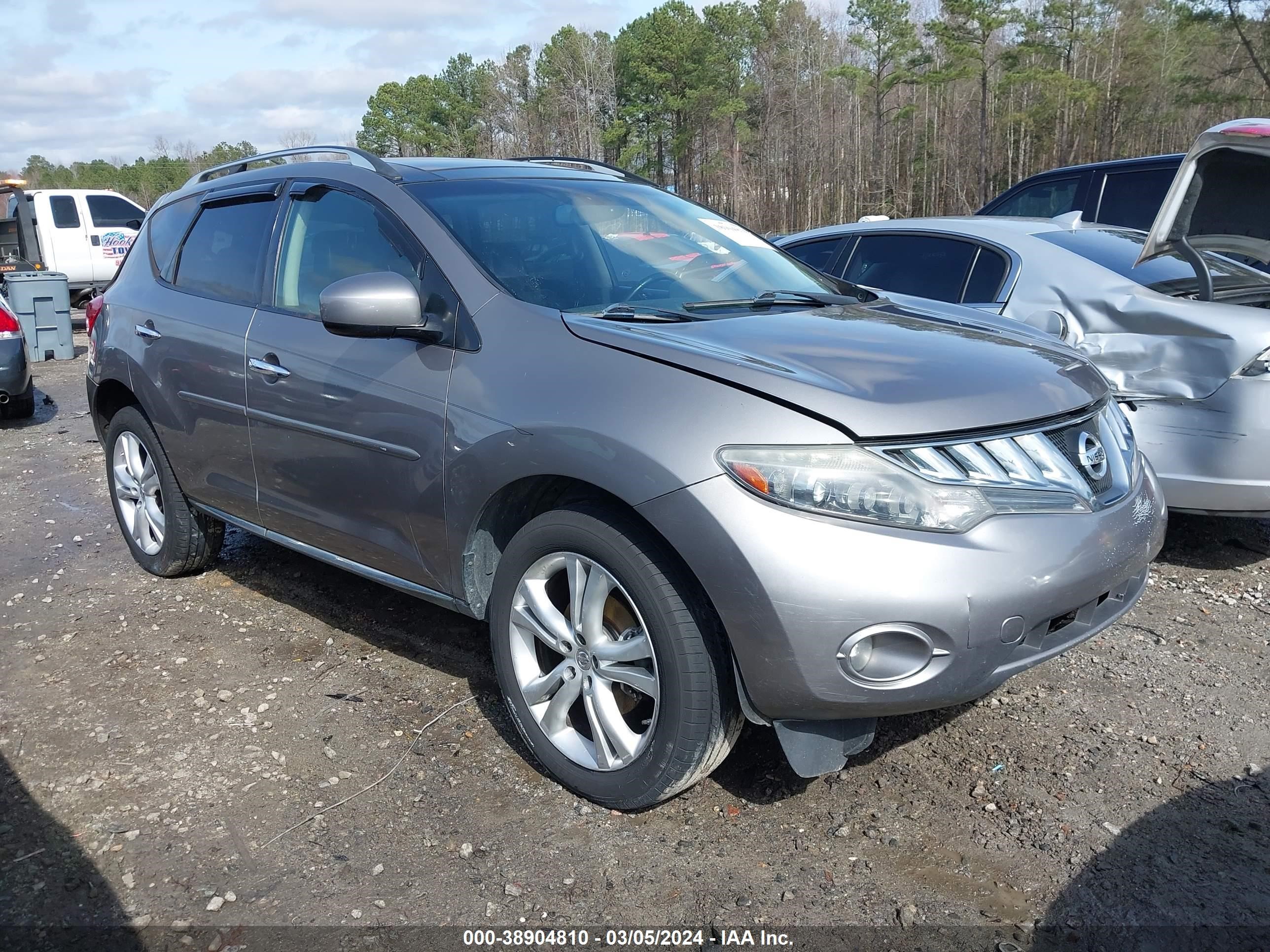 nissan murano 2010 jn8az1mu8aw013420