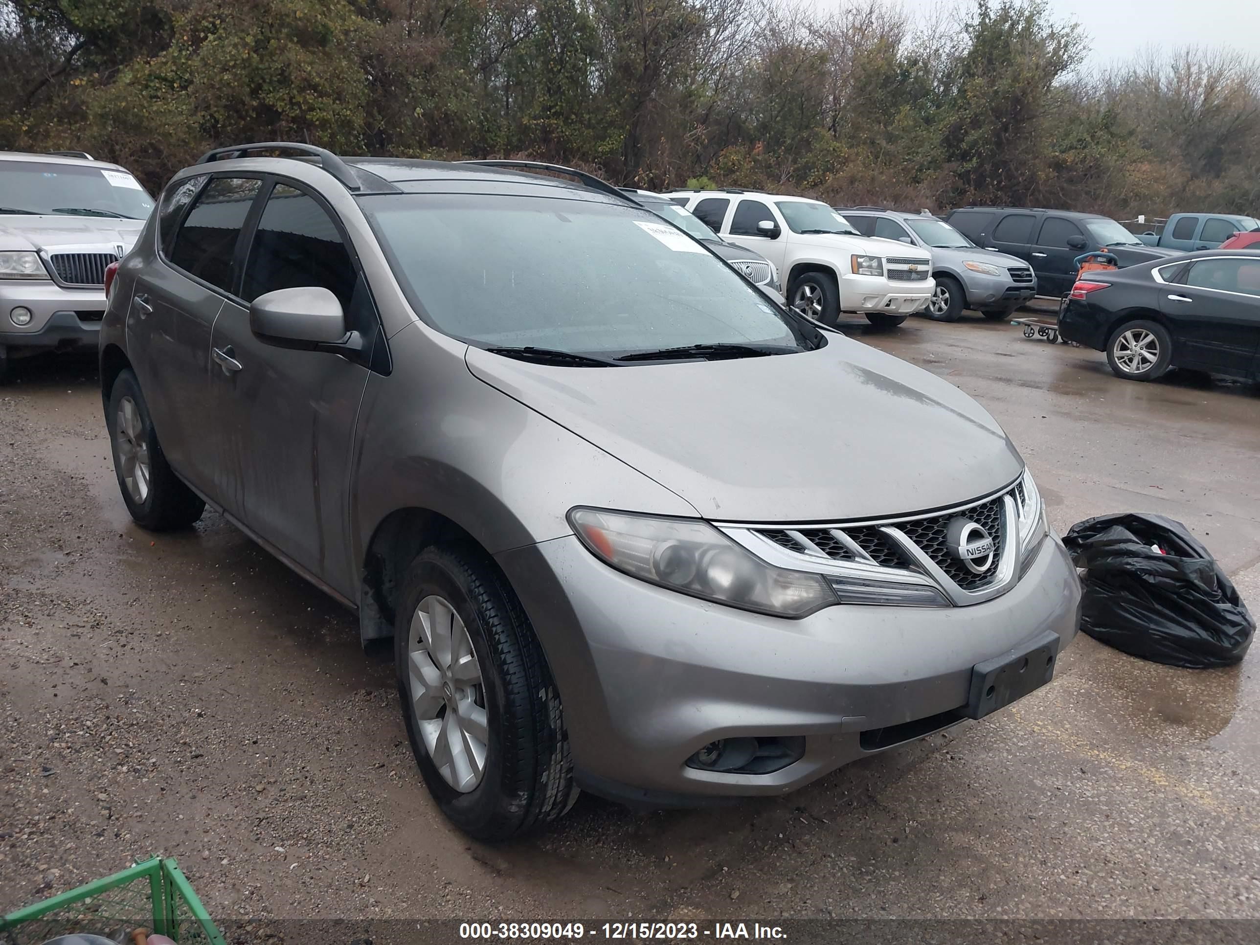 nissan murano 2011 jn8az1mu8bw051506