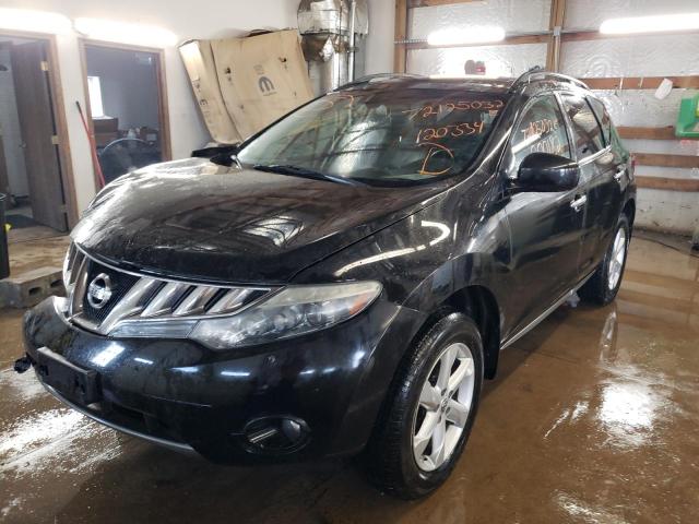 nissan murano s 2010 jn8az1mw0aw120334