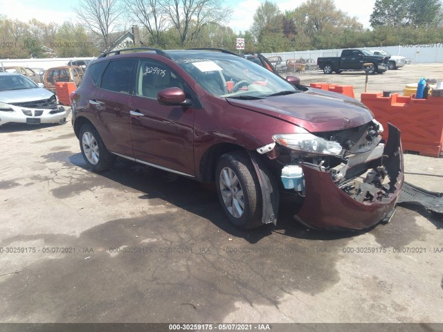 nissan murano 2011 jn8az1mw0bw155599