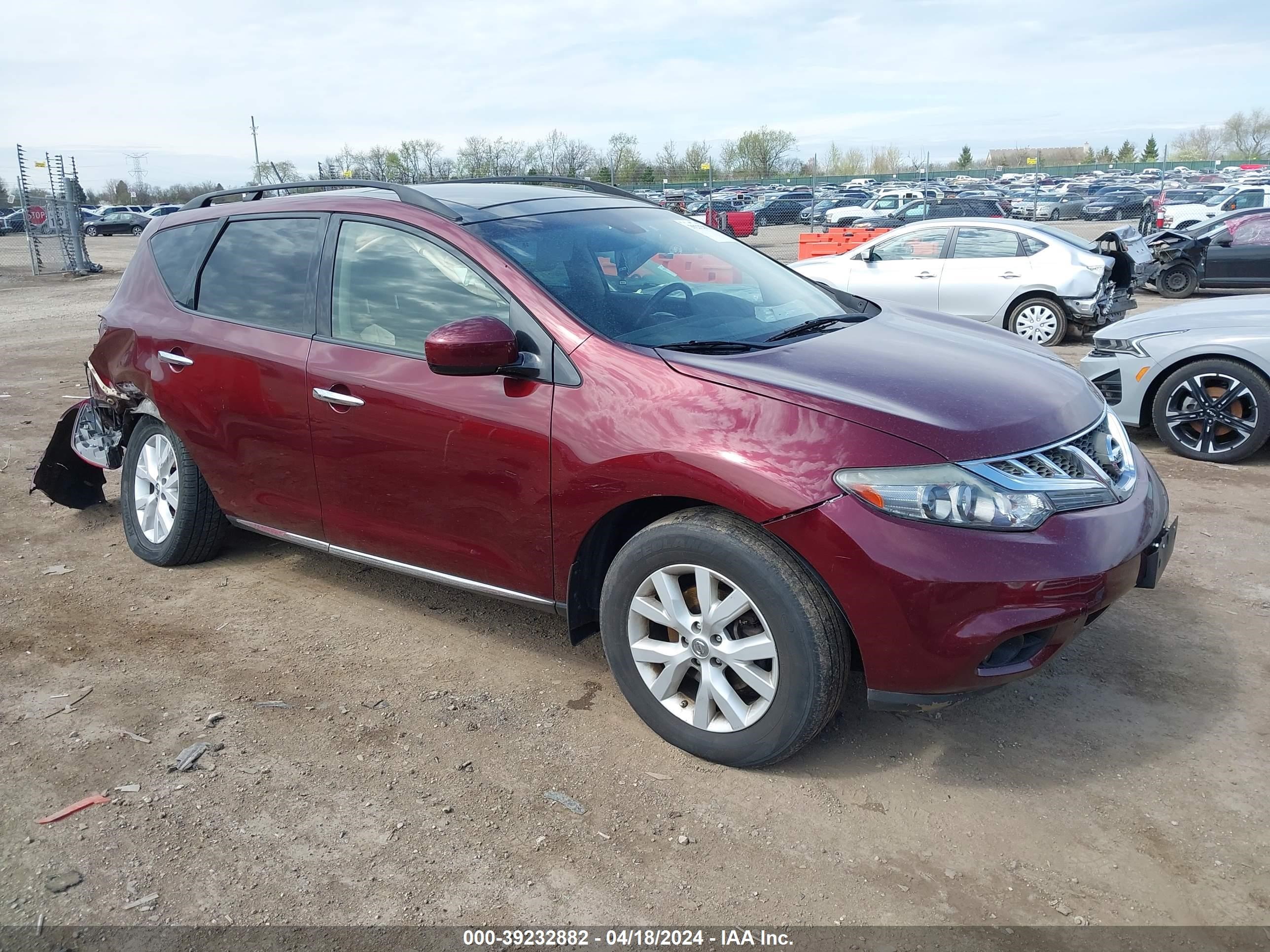 nissan murano 2012 jn8az1mw0cw229556