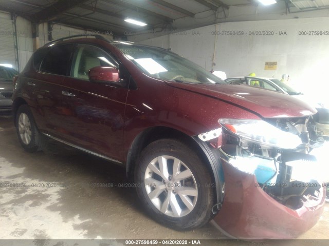 nissan murano 2011 jn8az1mw1bw153506