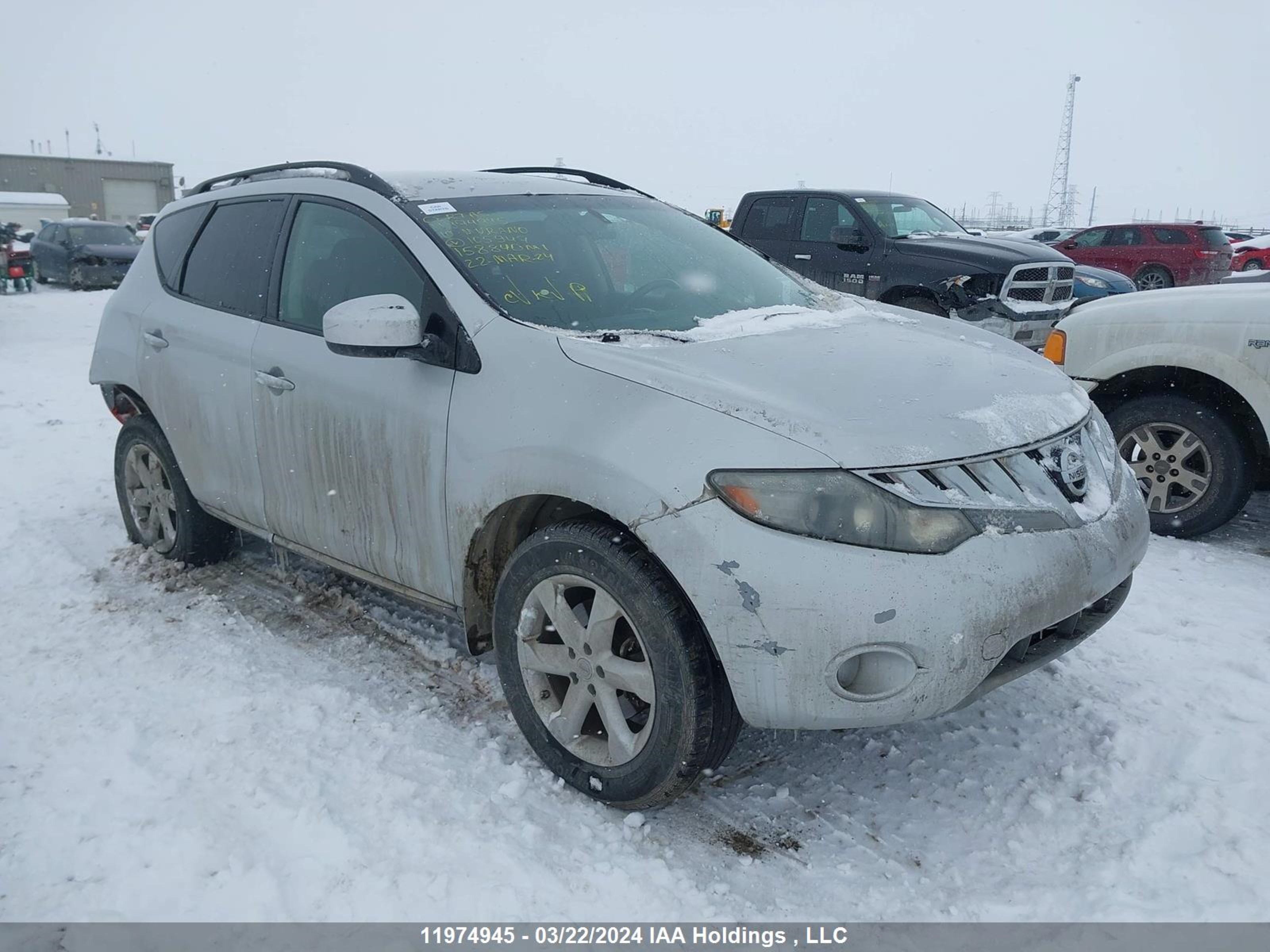 nissan murano 2010 jn8az1mw2aw105947