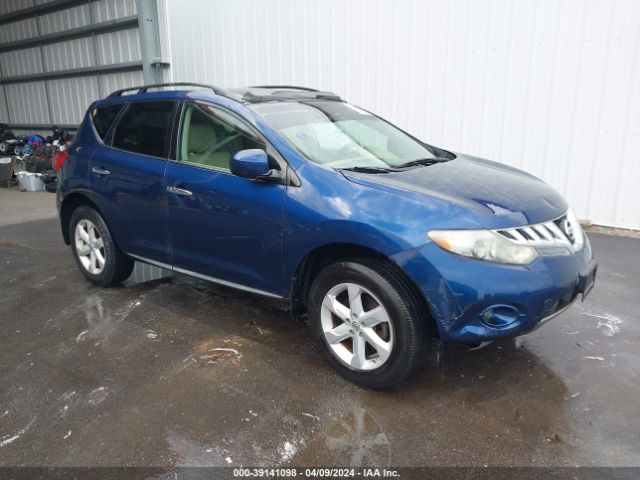 nissan murano 2010 jn8az1mw2aw109156