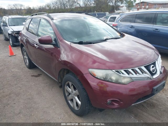 nissan murano 2010 jn8az1mw2aw122909