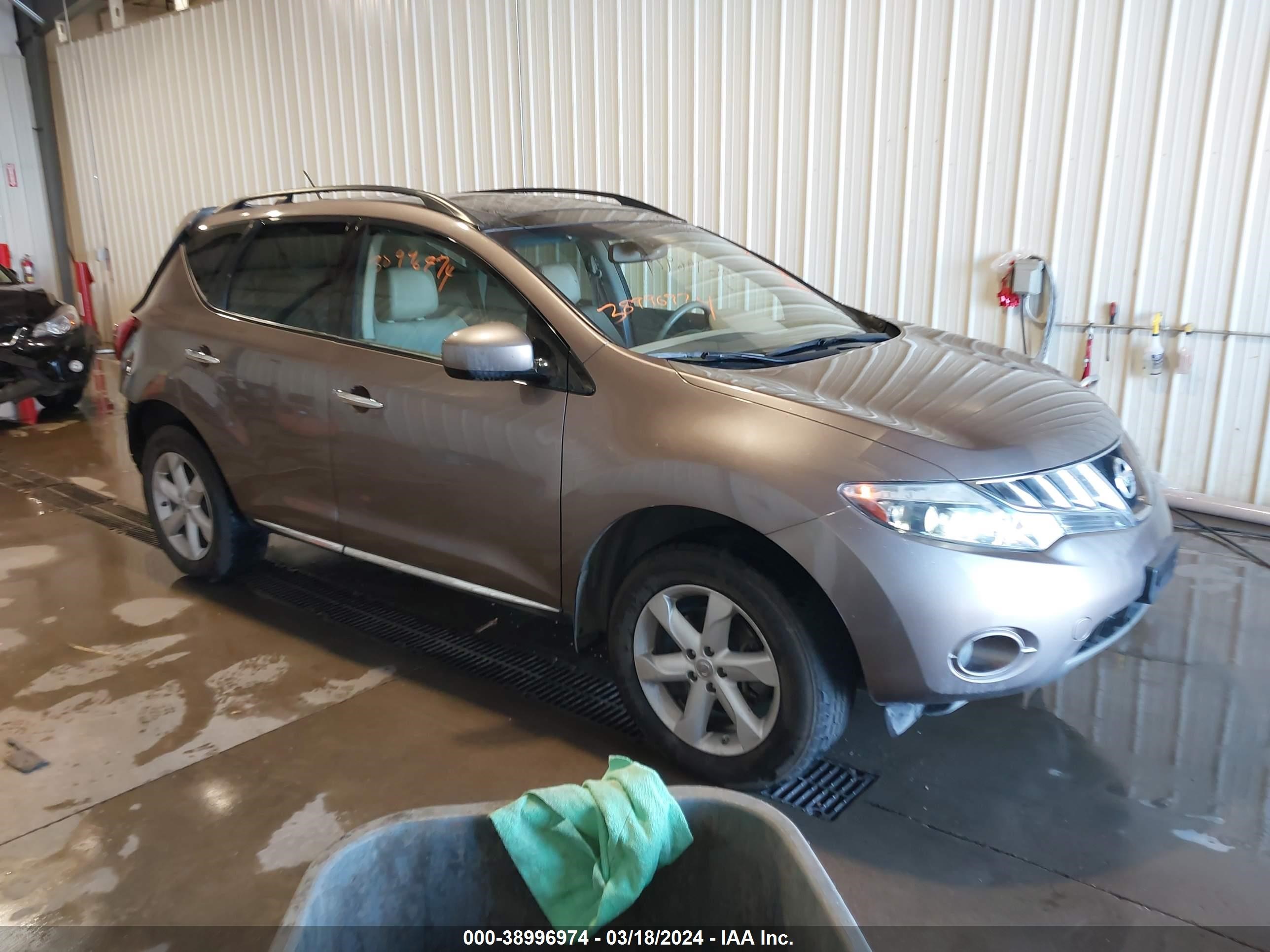 nissan murano 2010 jn8az1mw2aw130296