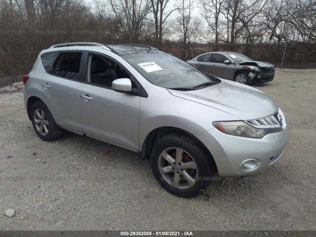 nissan murano 2010 jn8az1mw2aw134347