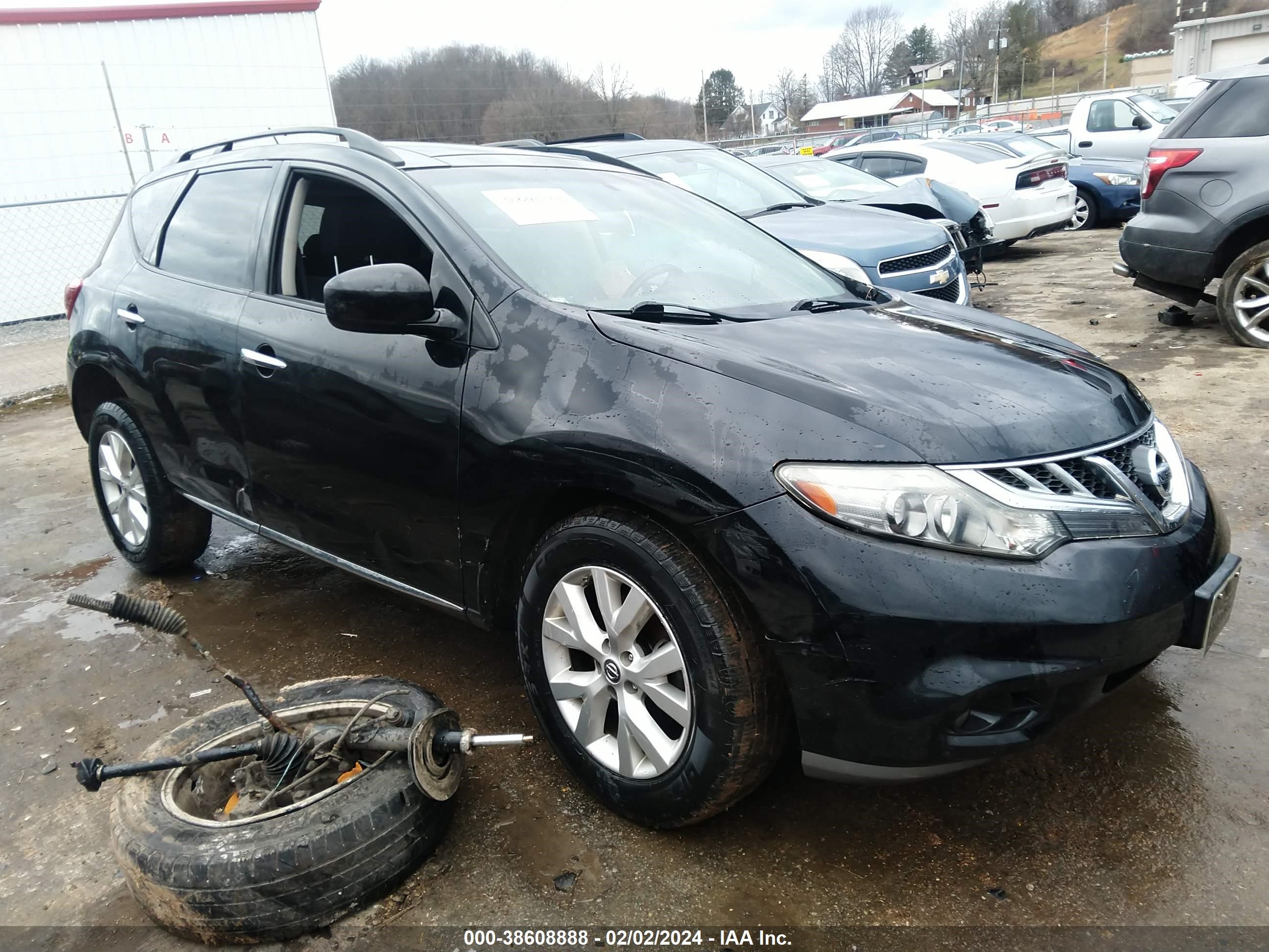 nissan murano 2011 jn8az1mw2bw174526