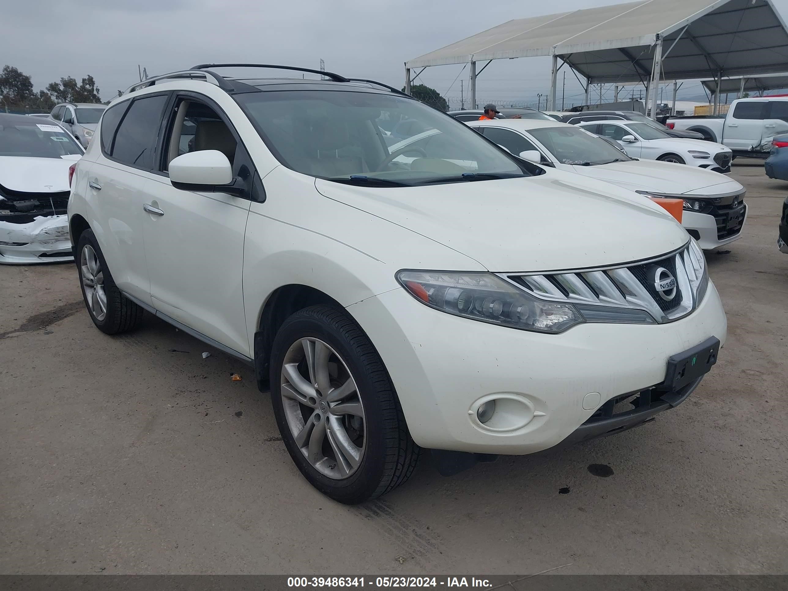 nissan murano 2010 jn8az1mw7aw126843