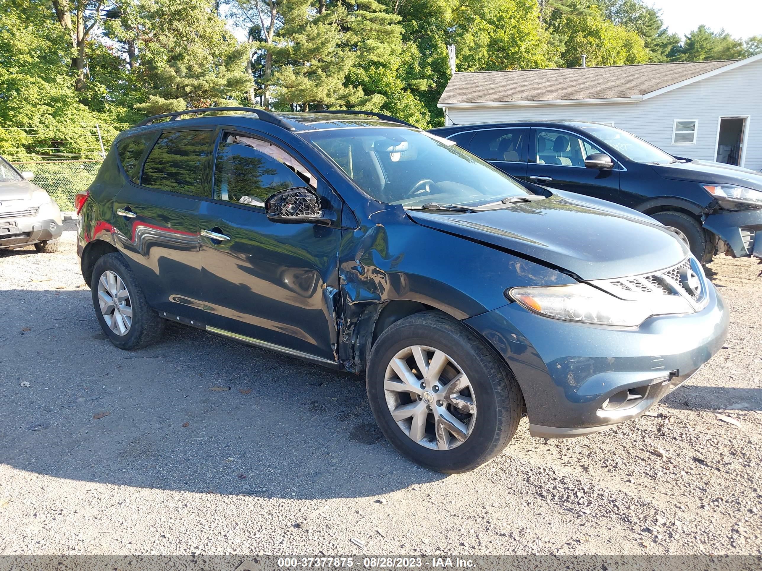 nissan murano 2012 jn8az1mw7cw232356