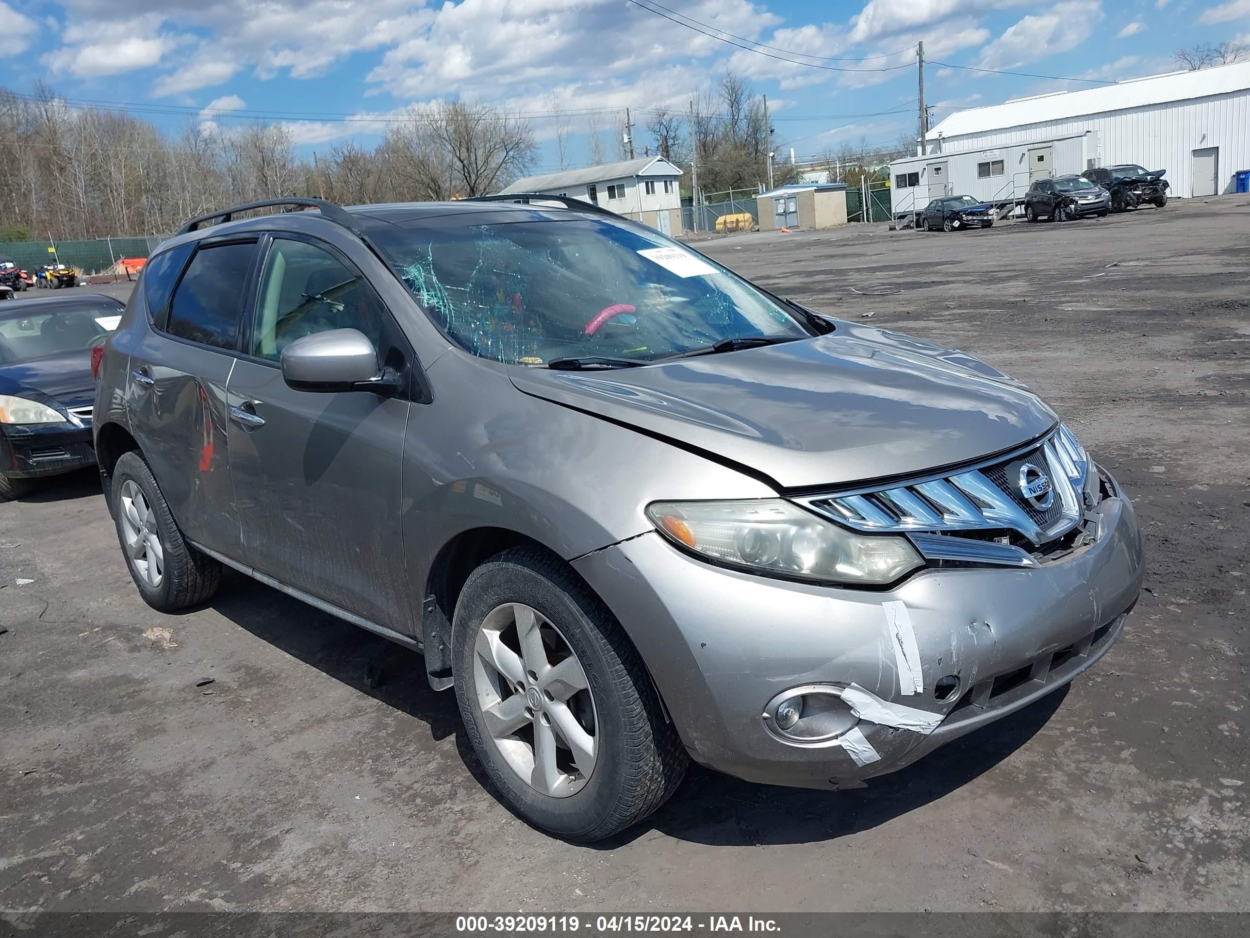 nissan murano 2010 jn8az1mw8aw109646