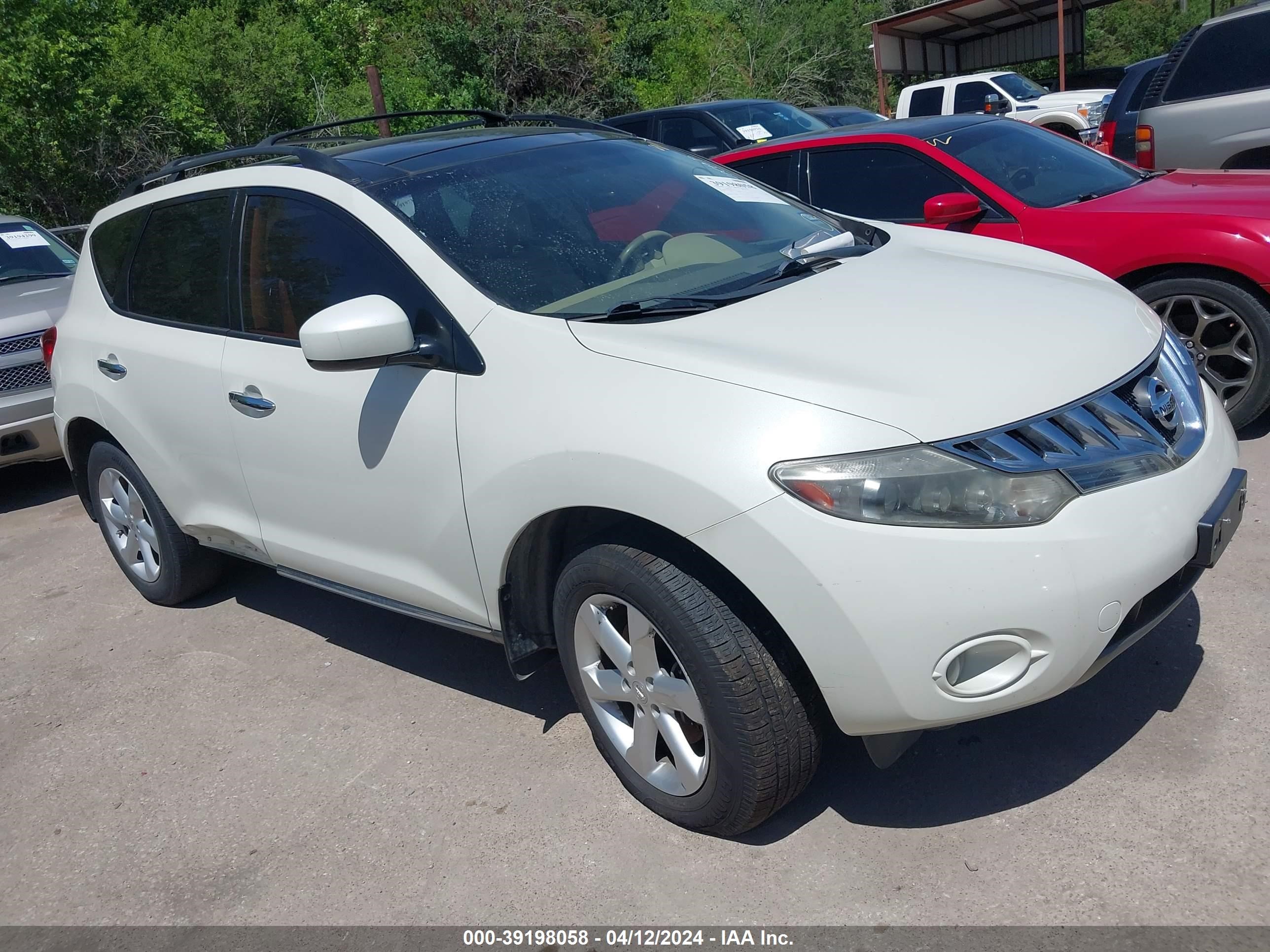 nissan murano 2010 jn8az1mw9aw117710