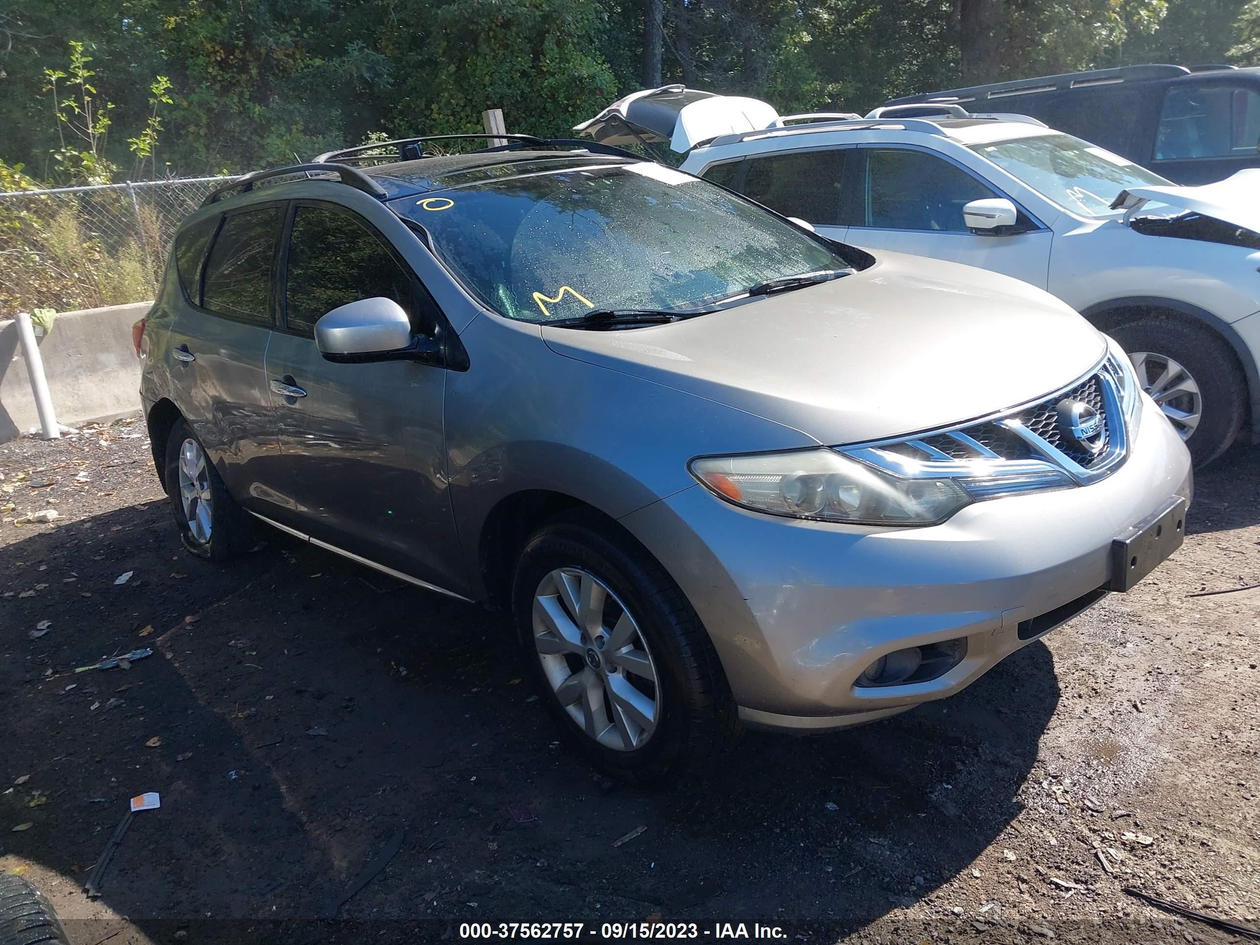 nissan murano 2011 jn8az1mw9bw170800