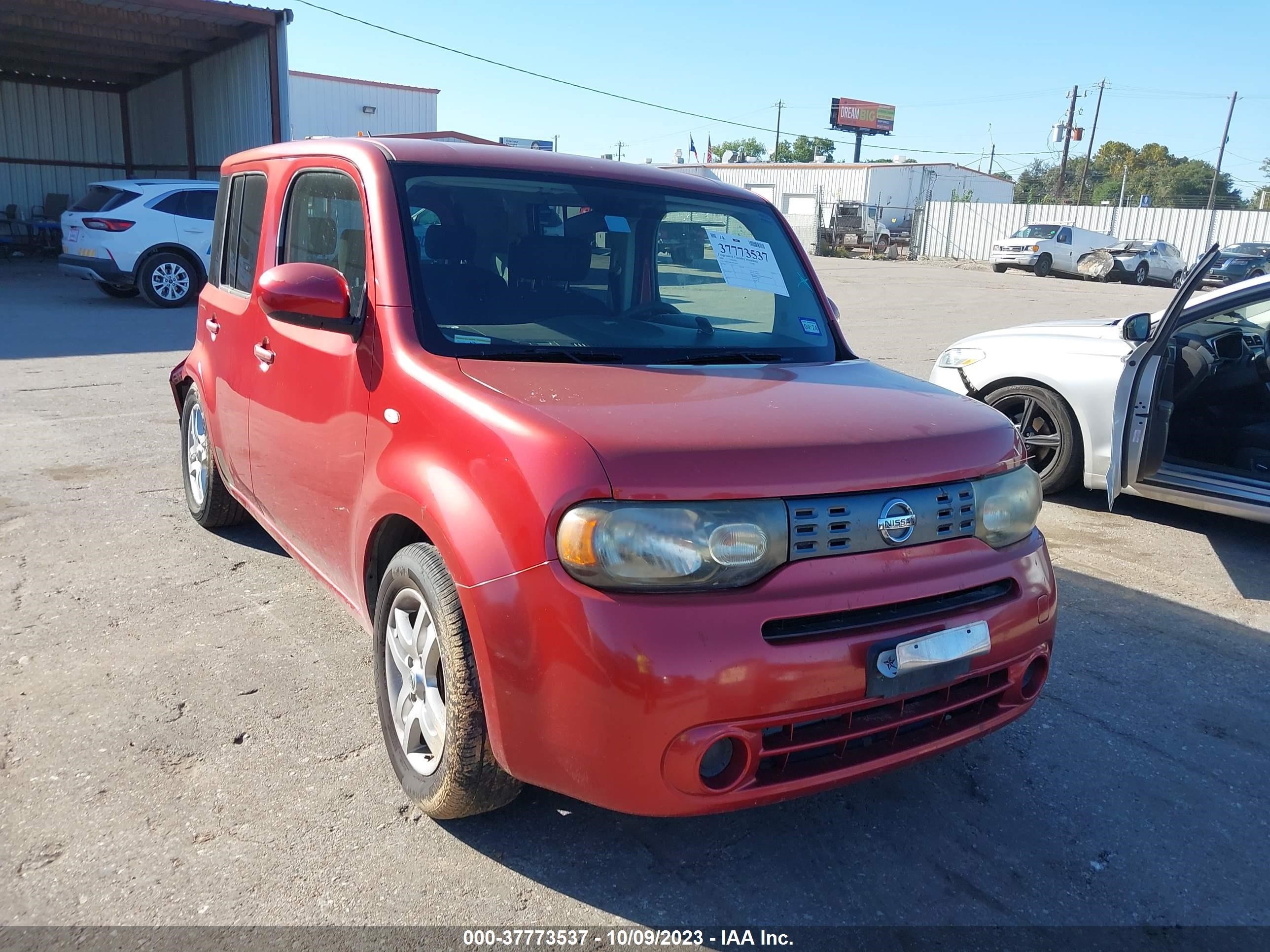 nissan cube 2009 jn8az28rx9t120039