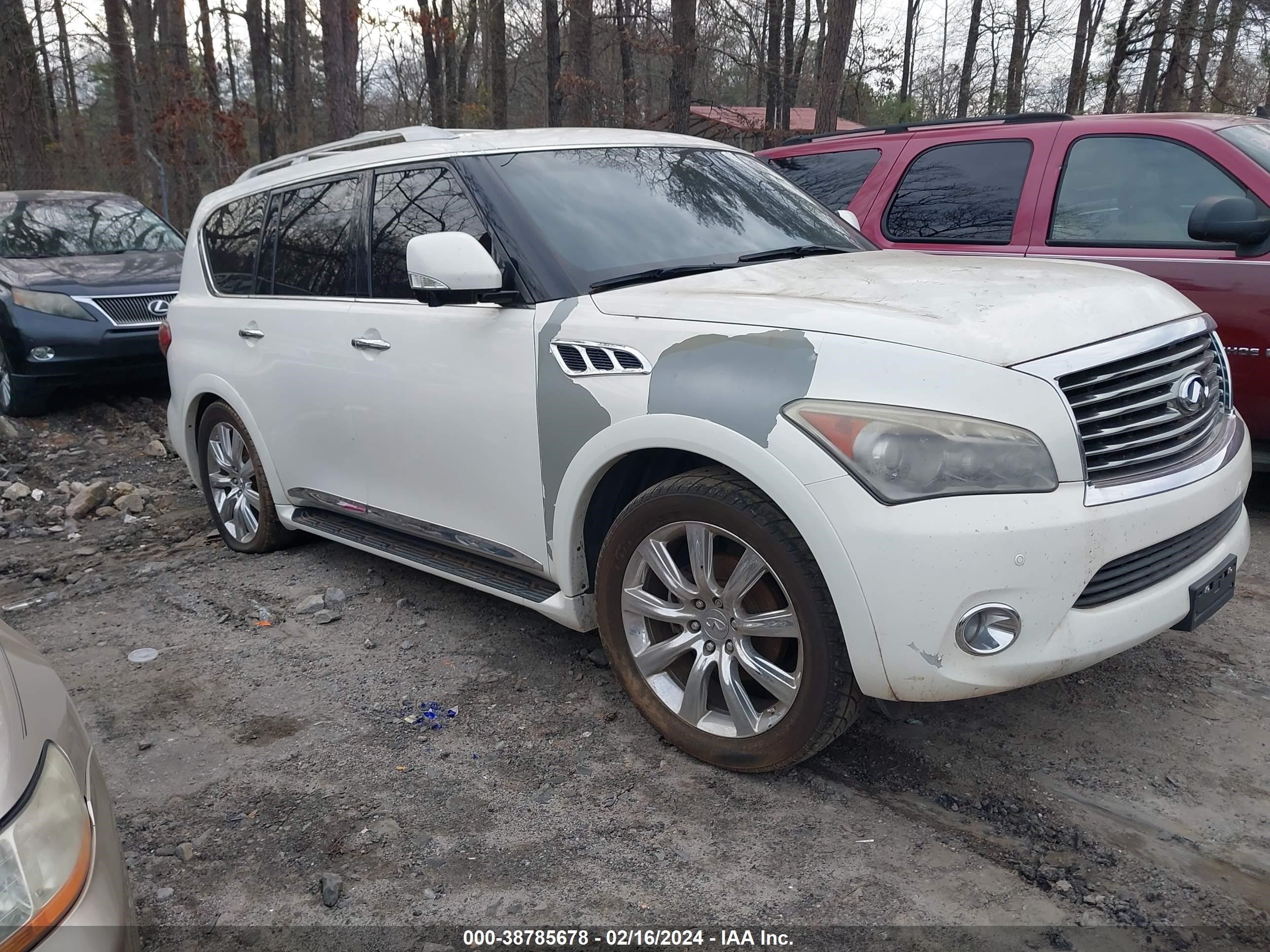 infiniti qx56 2011 jn8az2ndxb9700581