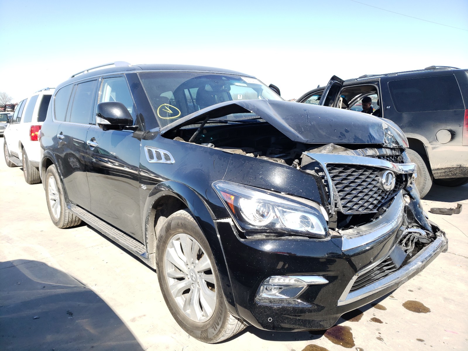 infiniti qx80 base 2017 jn8az2nf5h9643247