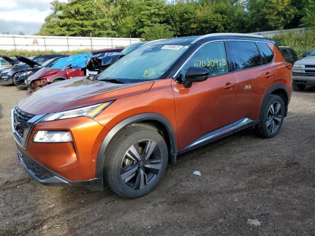 nissan rogue sl 2022 jn8bt3cb5nw332409