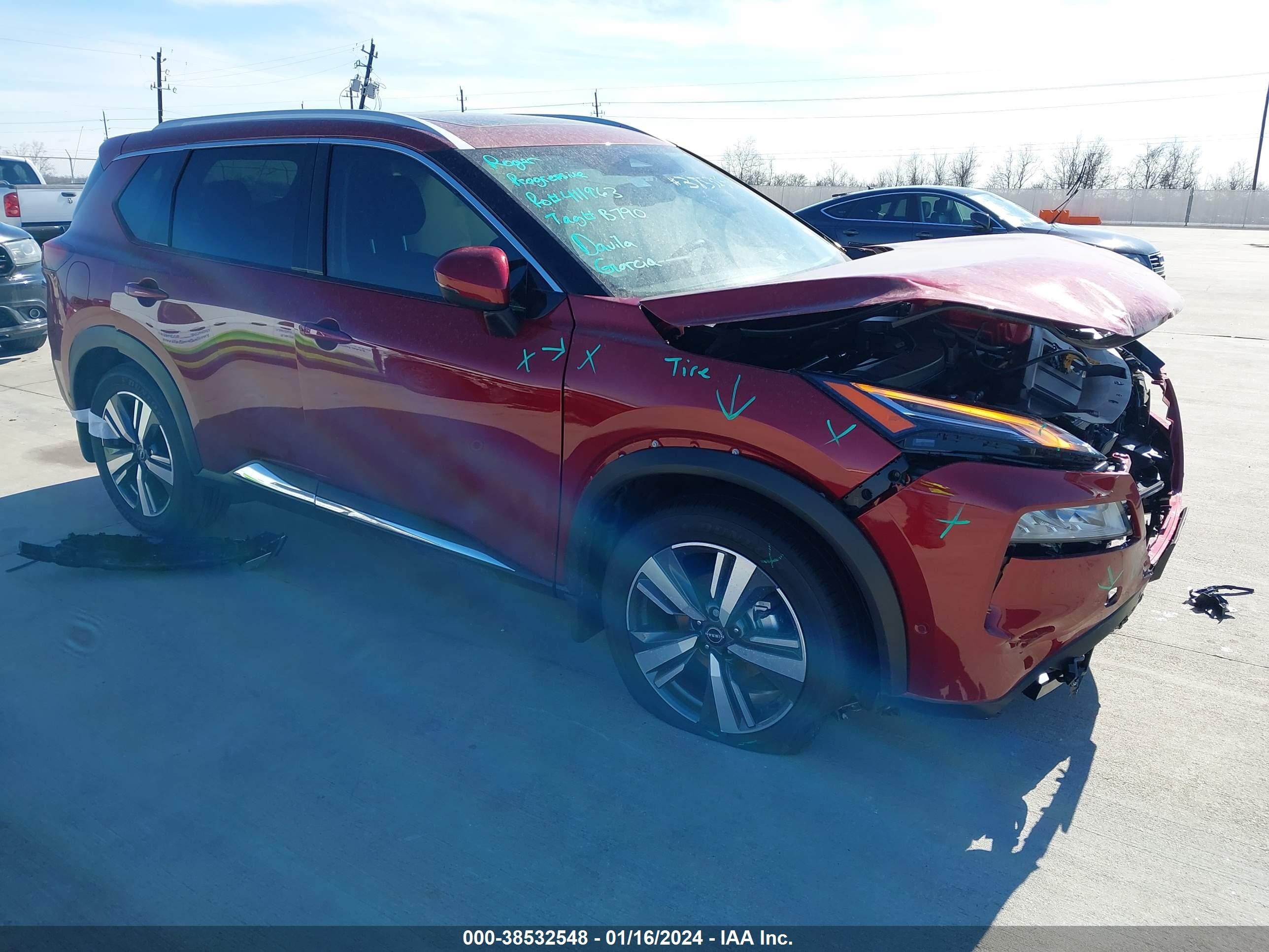 nissan rogue 2023 jn8bt3dc2pw107343