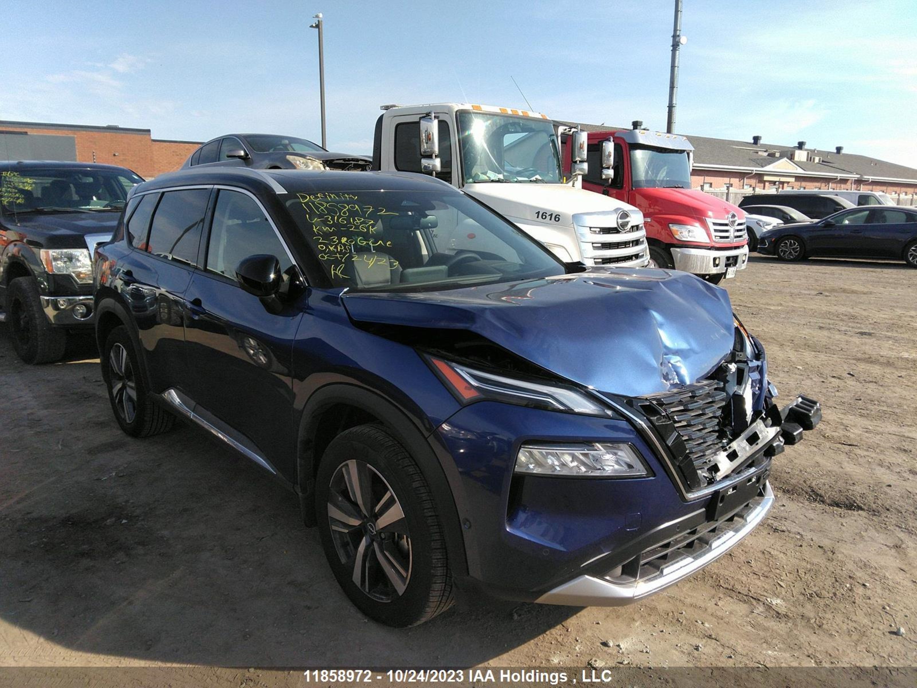 nissan rogue 2023 jn8bt3dd6pw316187