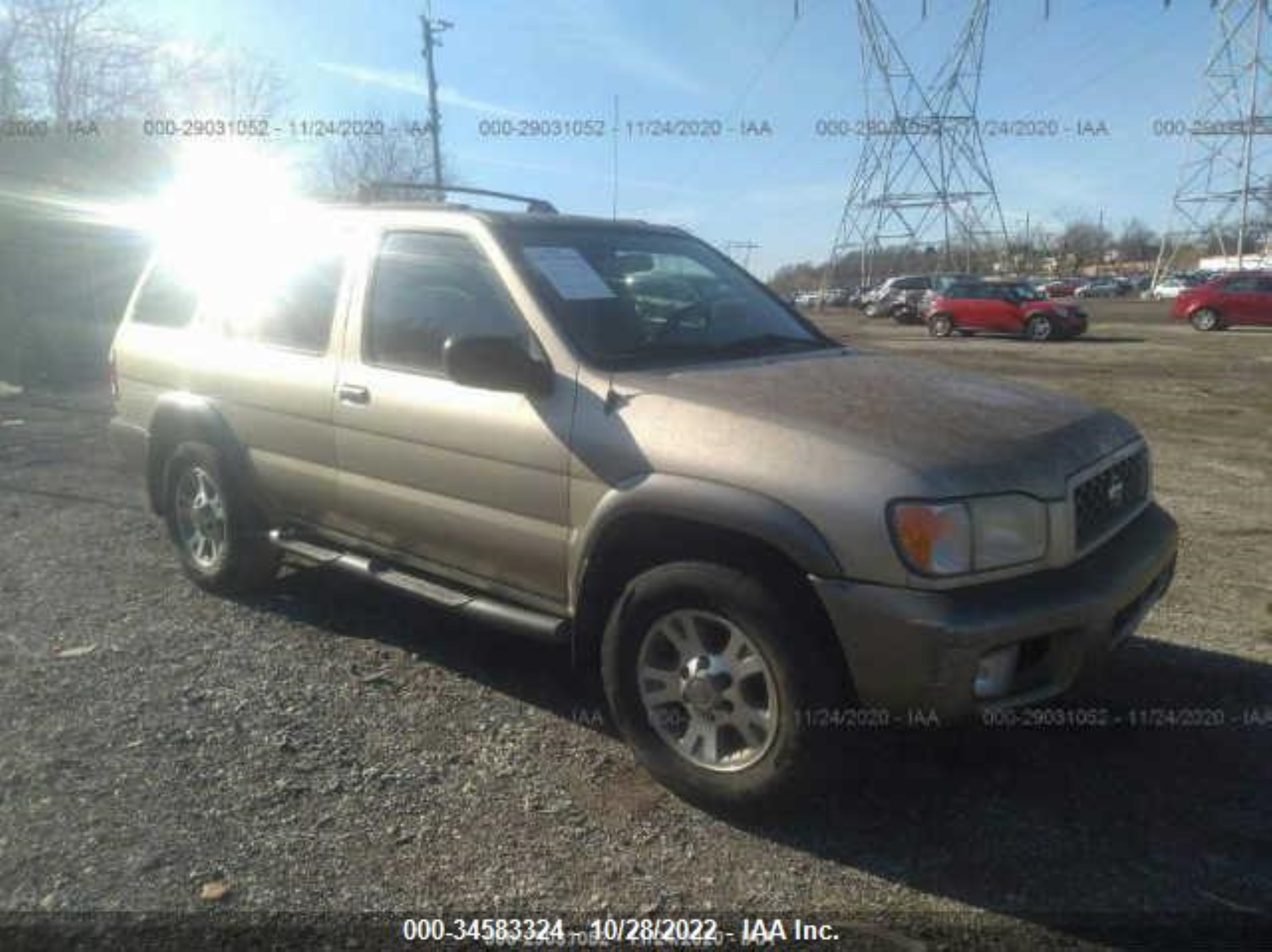 nissan pathfinder 2001 jn8dr07x71w503229