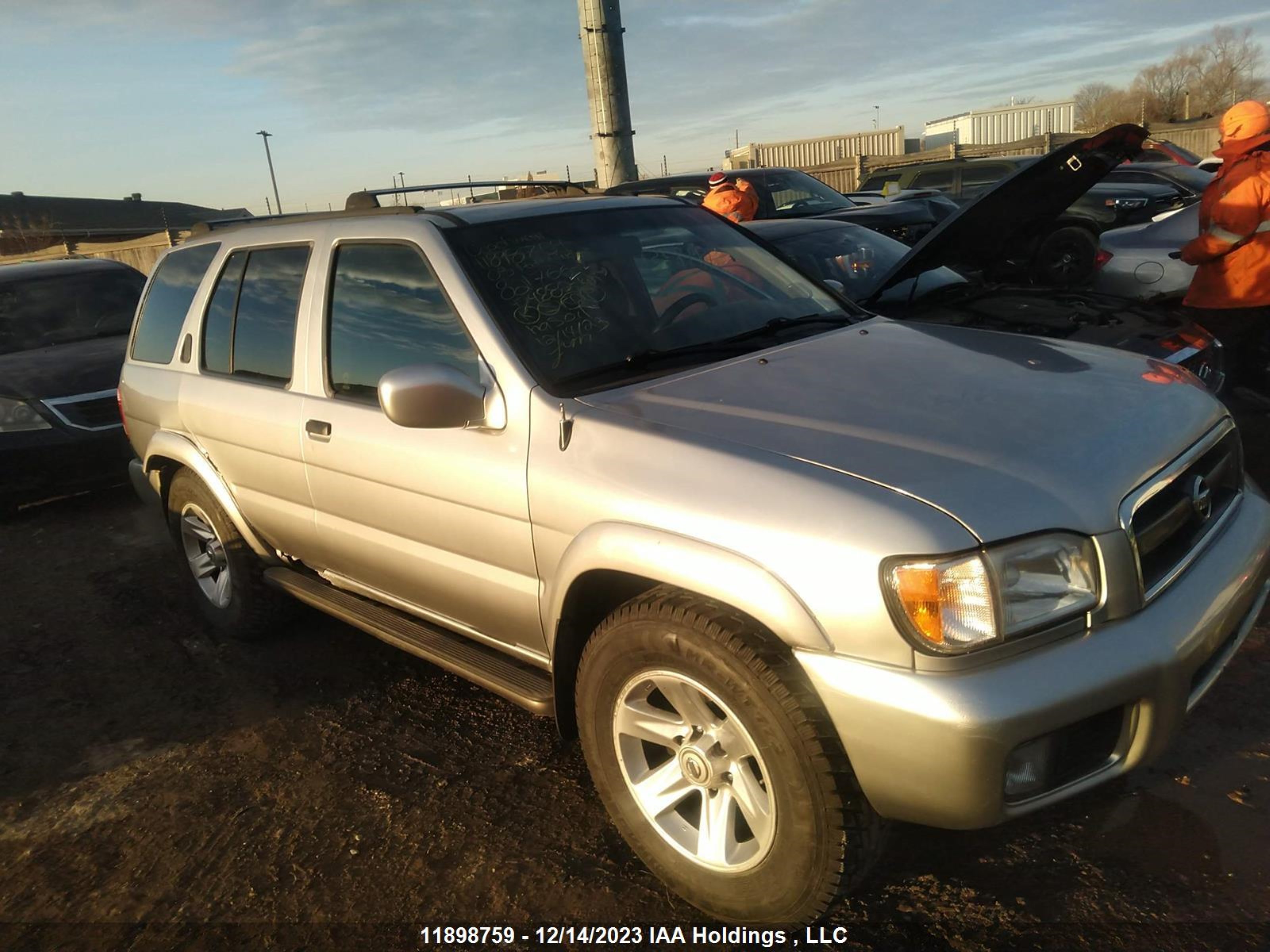 nissan pathfinder 2003 jn8dr09y03w821766