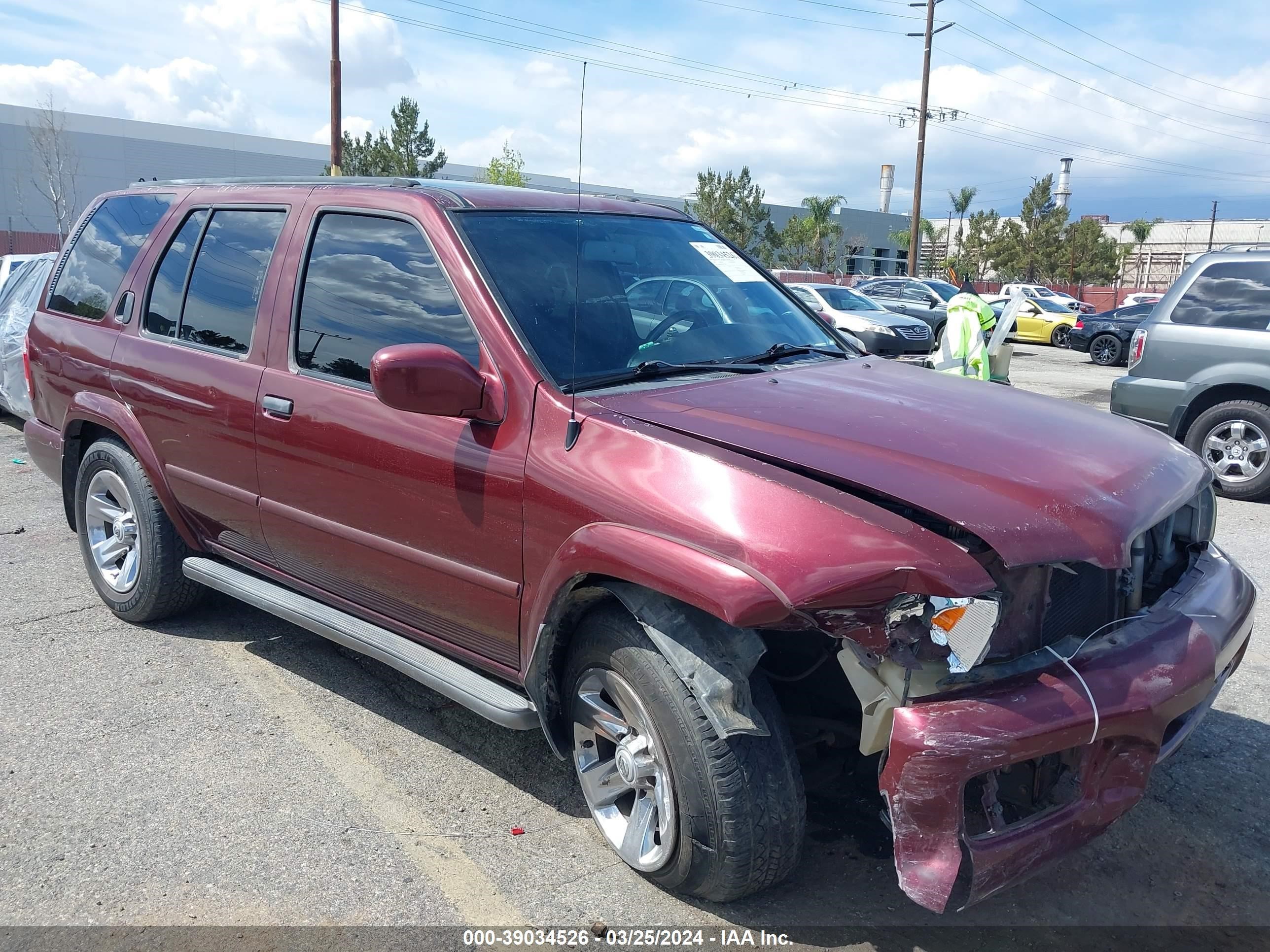 nissan pathfinder 2002 jn8dr09y82w739752