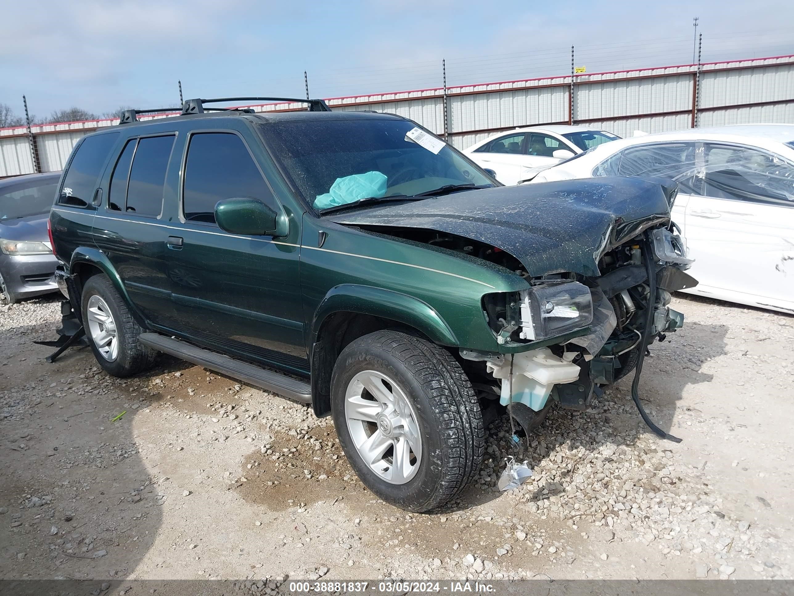 nissan pathfinder 2002 jn8dr09y92w746872