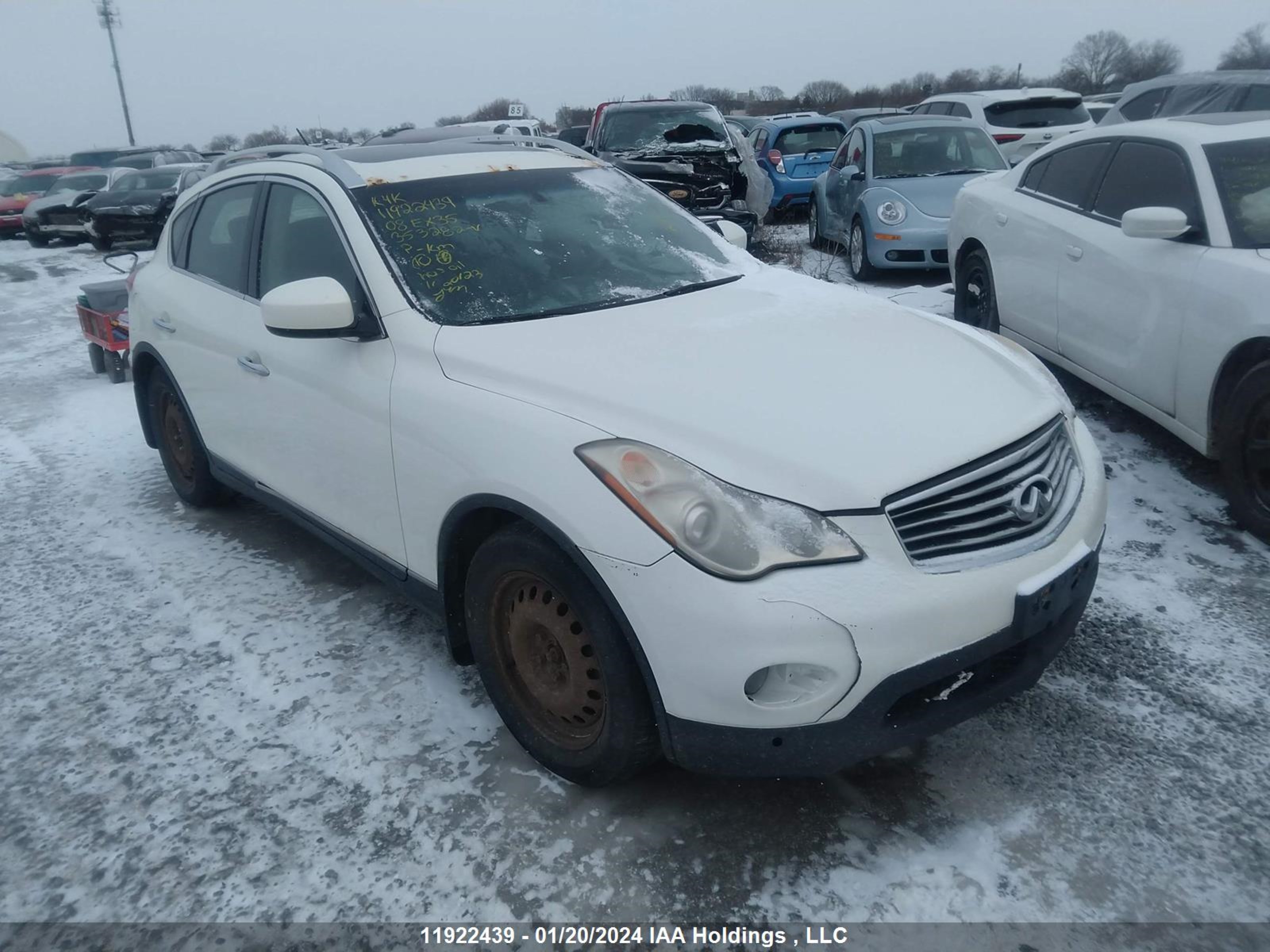 infiniti ex 2008 jnkaj09f78m353282