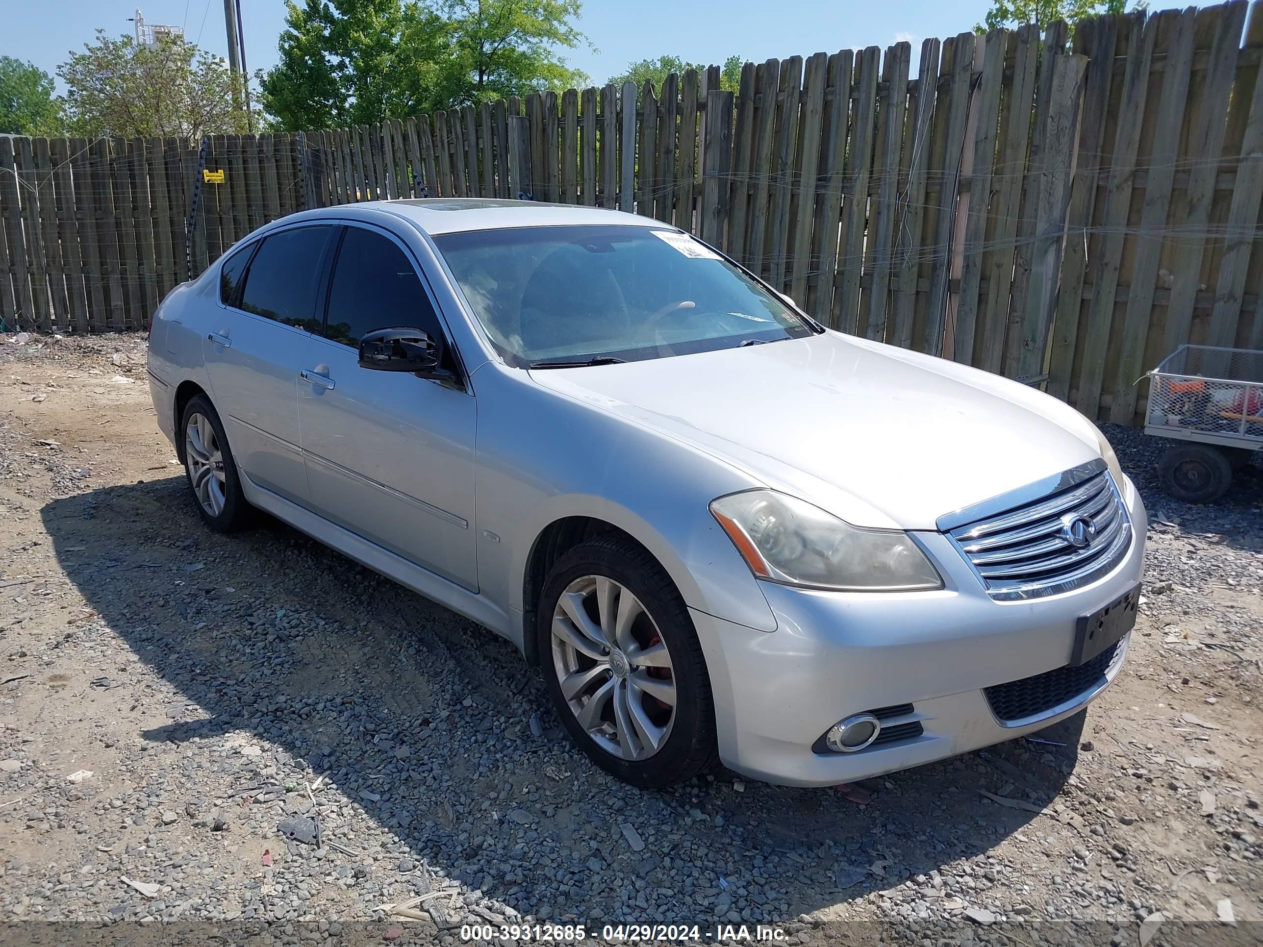 infiniti  2008 jnkay01f58m654057