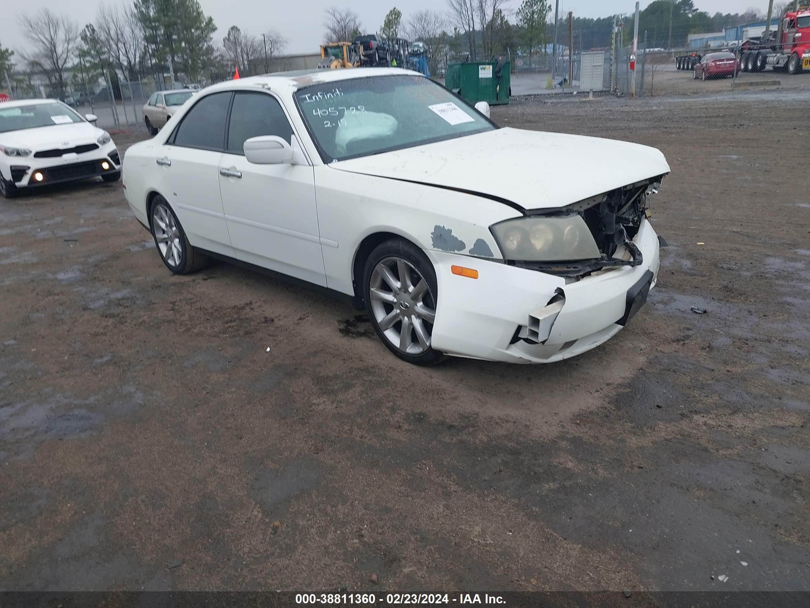 infiniti m 2003 jnkay41e23m001404