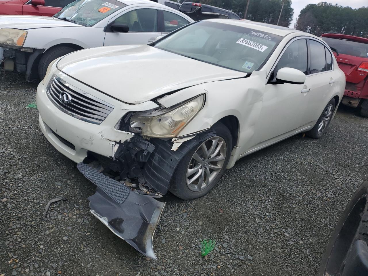 infiniti g 2007 jnkbv61e07m726160