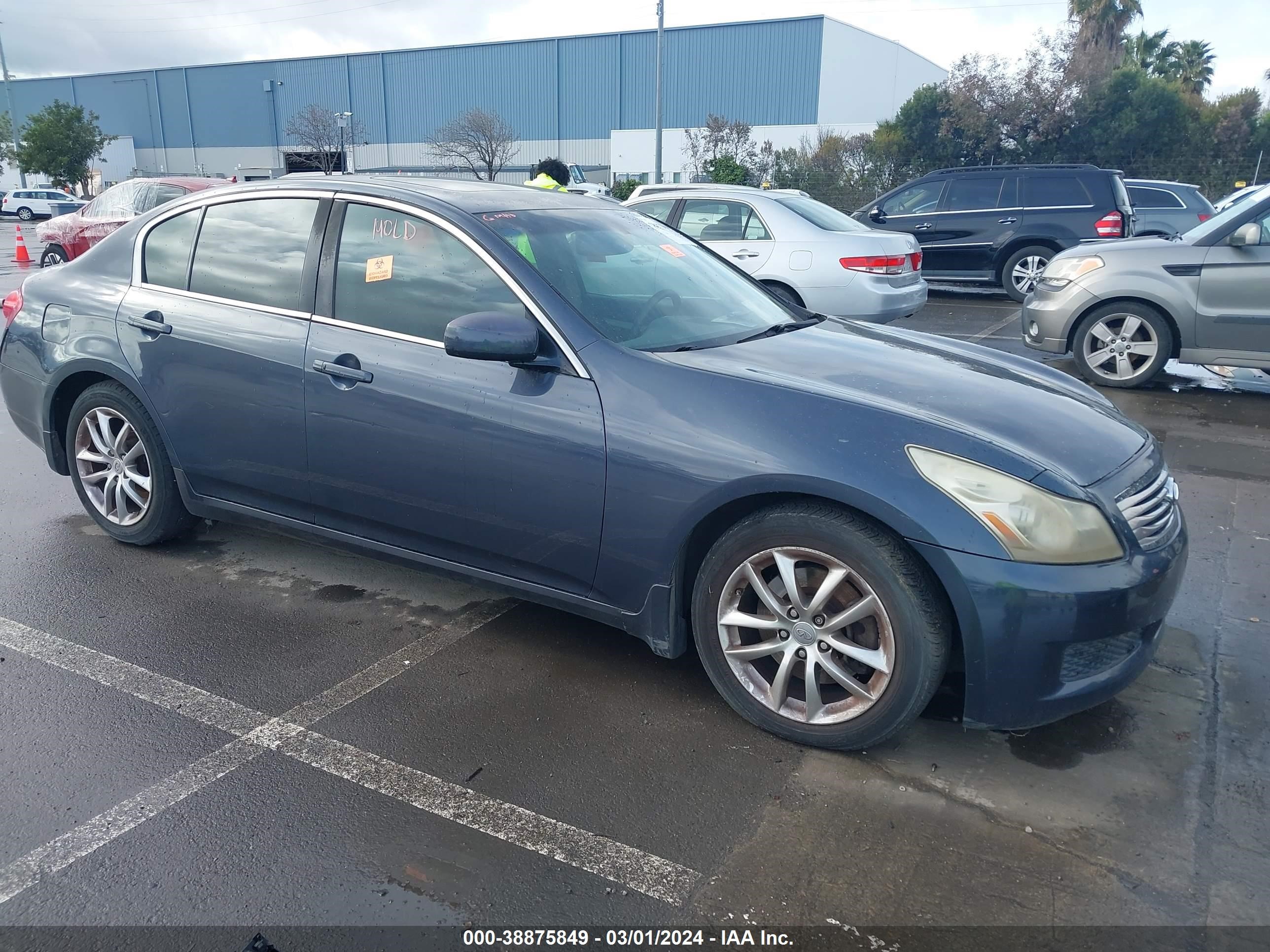 infiniti g 2008 jnkbv61e08m224203