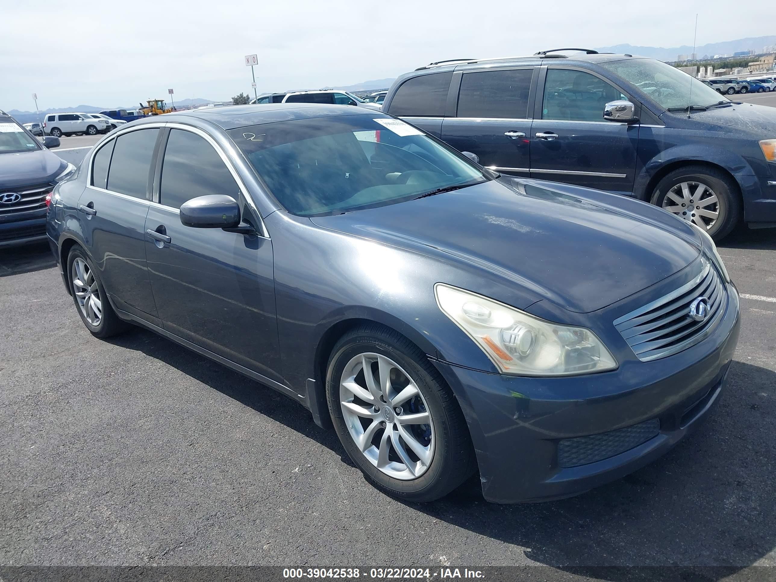 infiniti g 2007 jnkbv61e27m700465