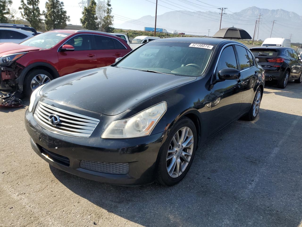 infiniti g 2007 jnkbv61e27m706668