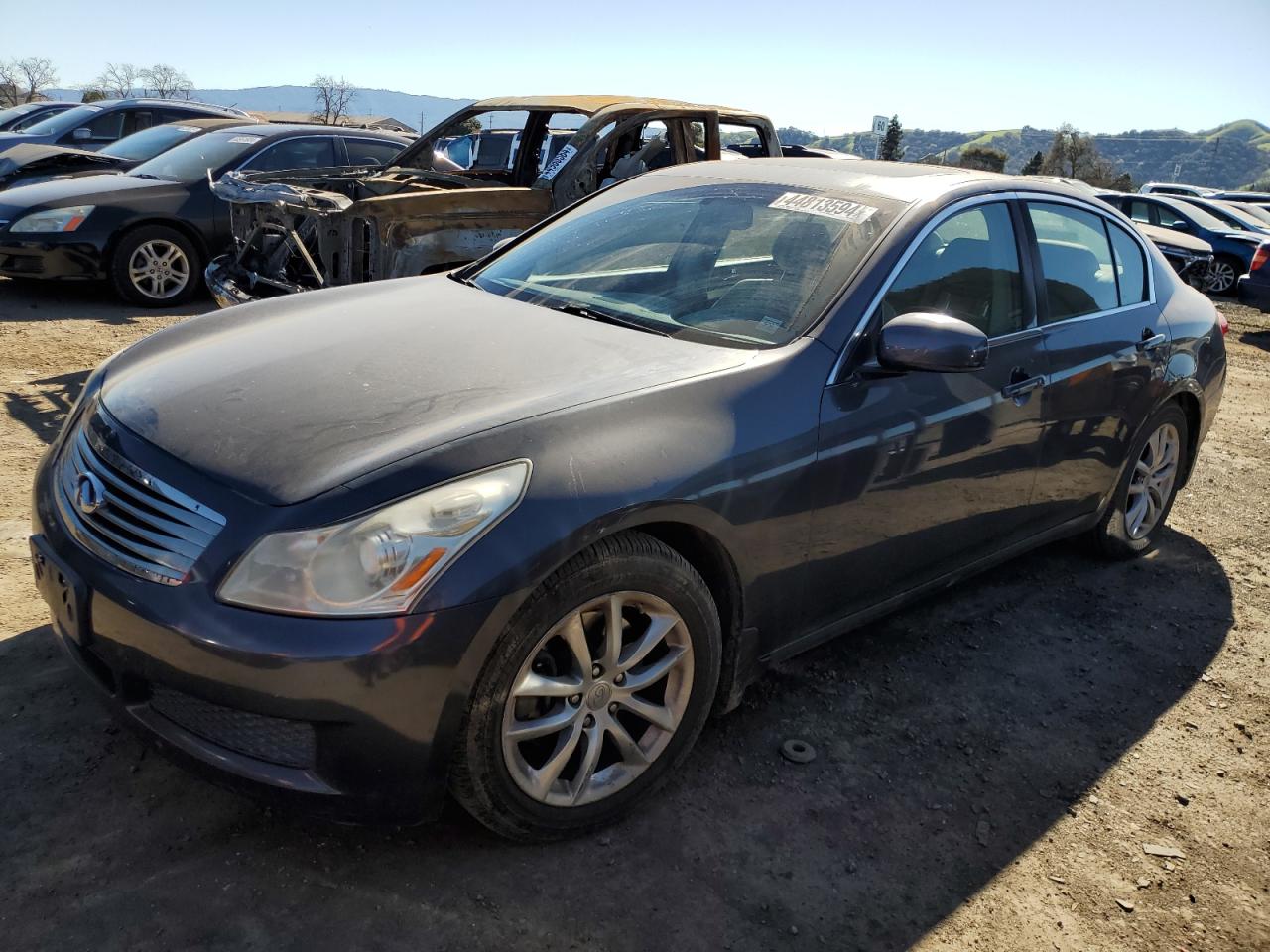 infiniti g 2007 jnkbv61e27m723485