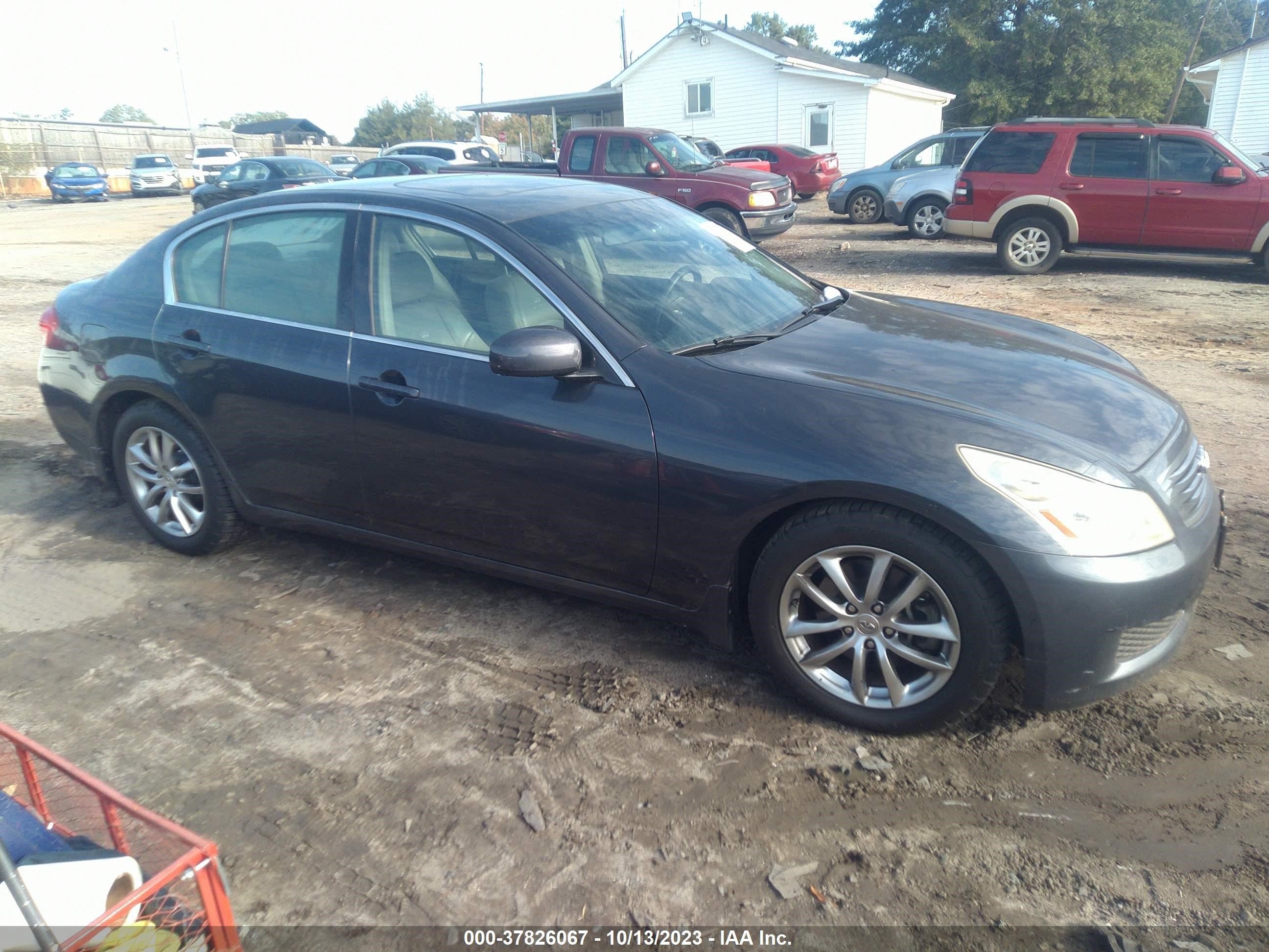 infiniti g 2007 jnkbv61e27m729822