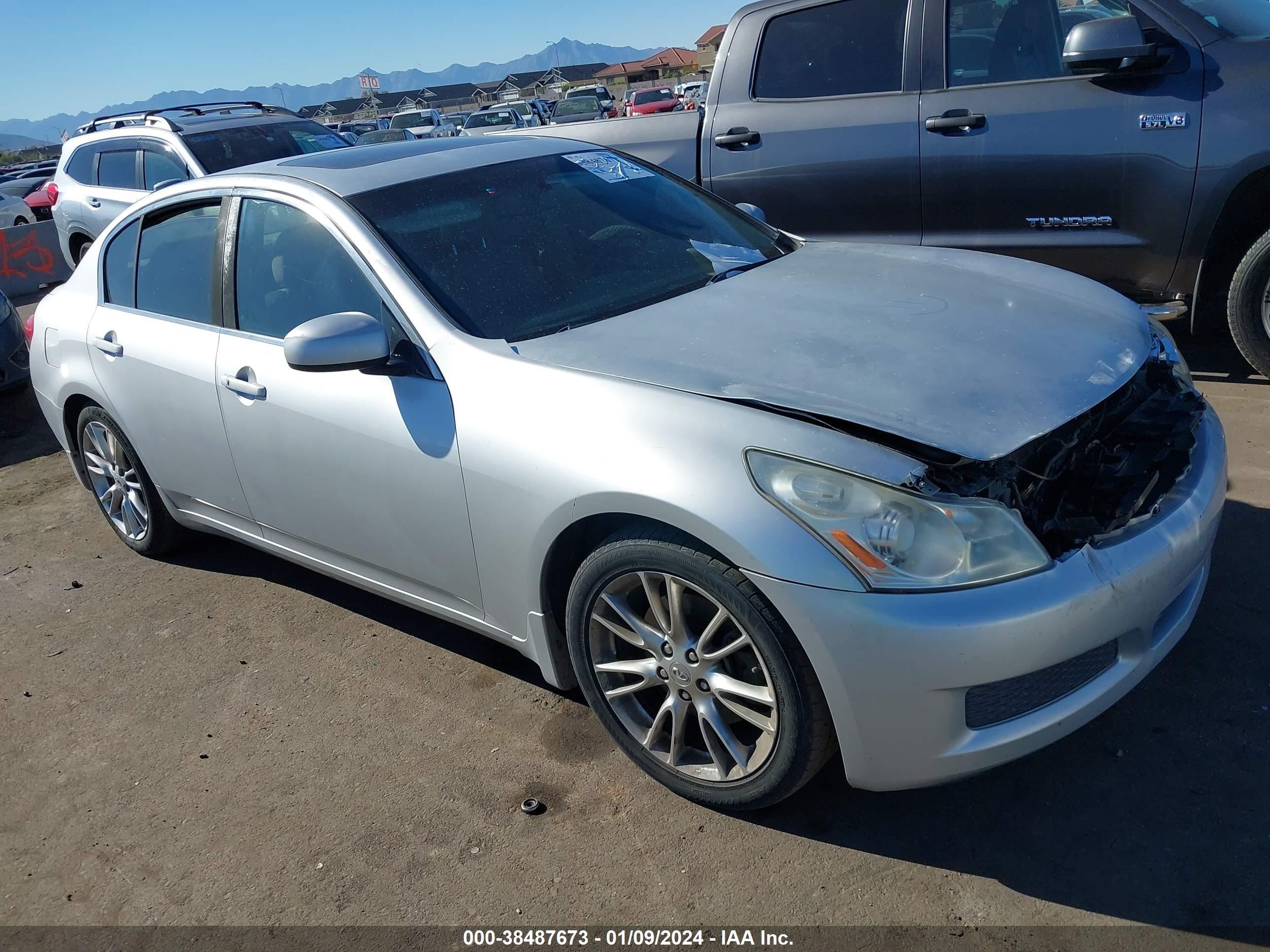 infiniti g 2008 jnkbv61e28m206253