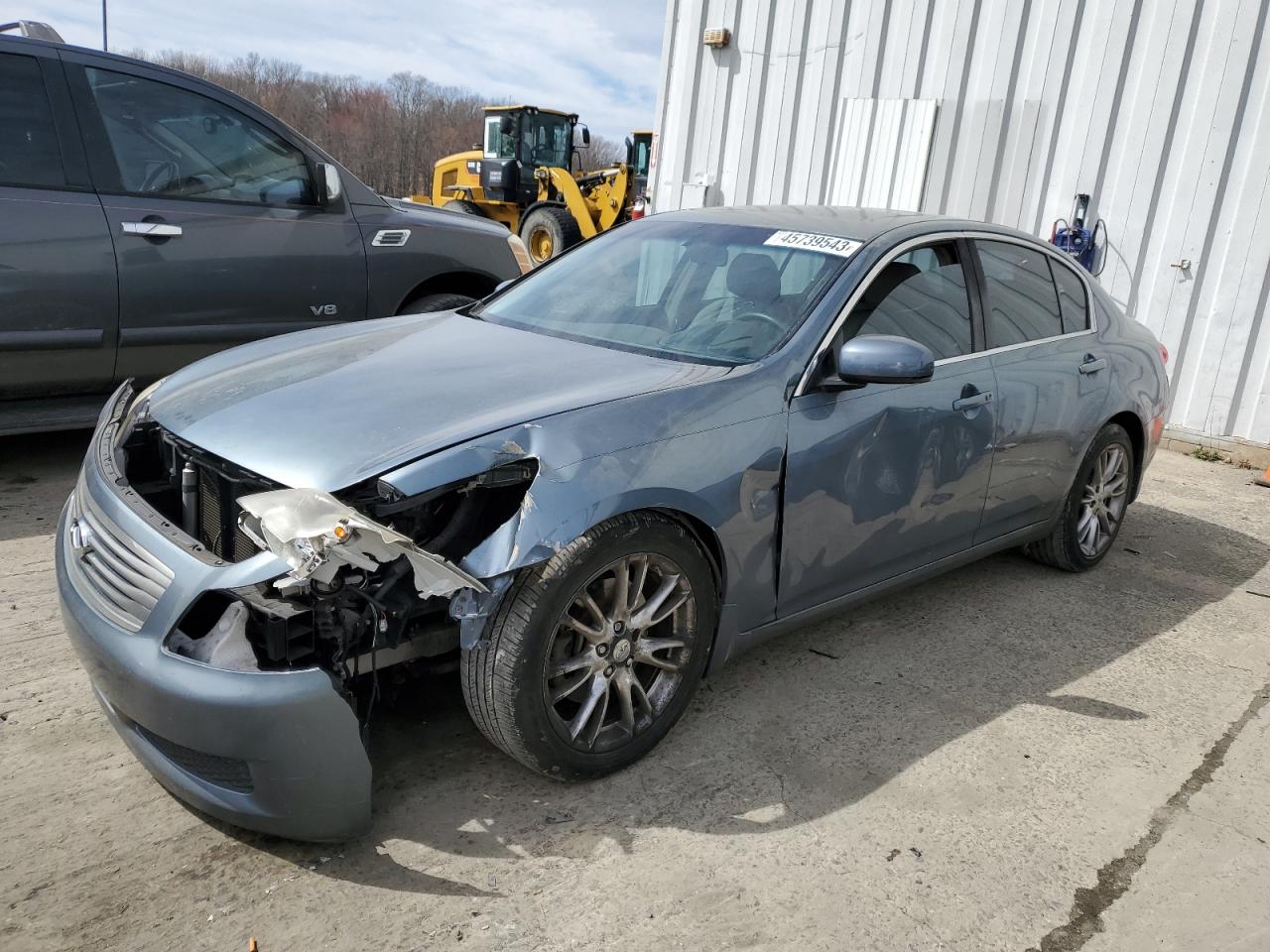 infiniti g35 2007 jnkbv61e37m706131