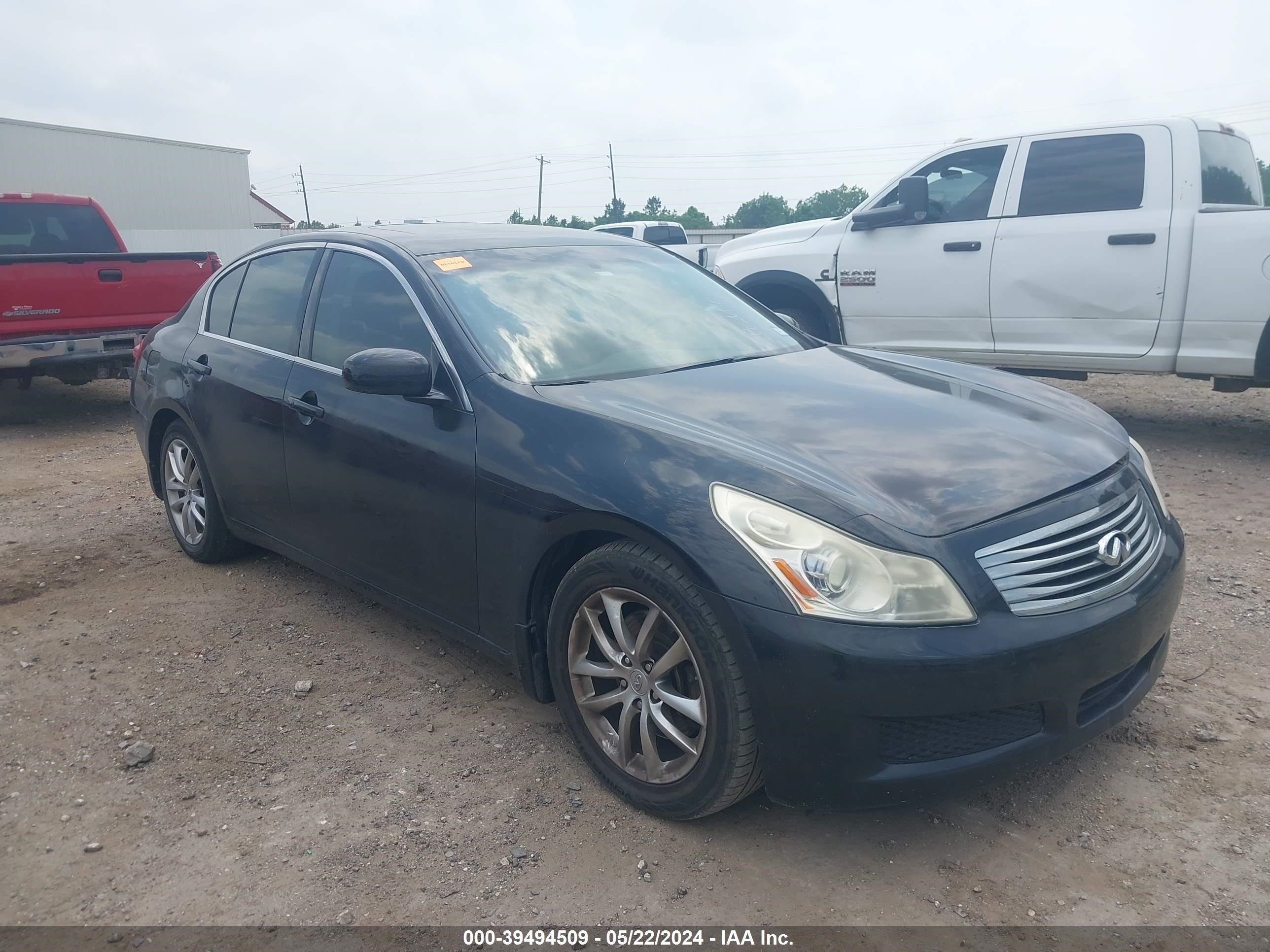 infiniti g 2007 jnkbv61e37m719509