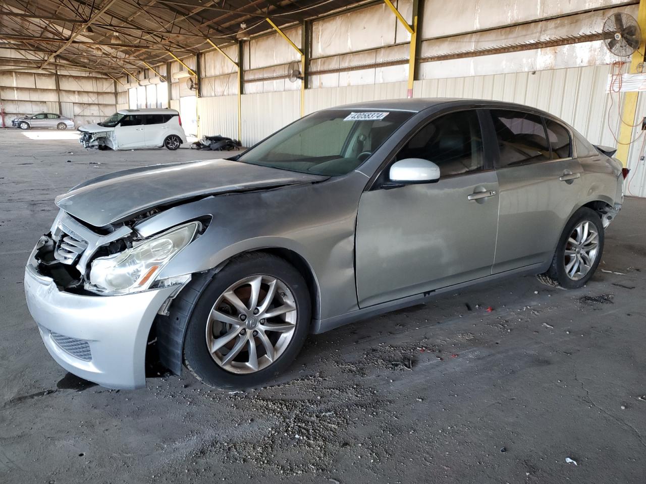 infiniti g 2008 jnkbv61e38m204284