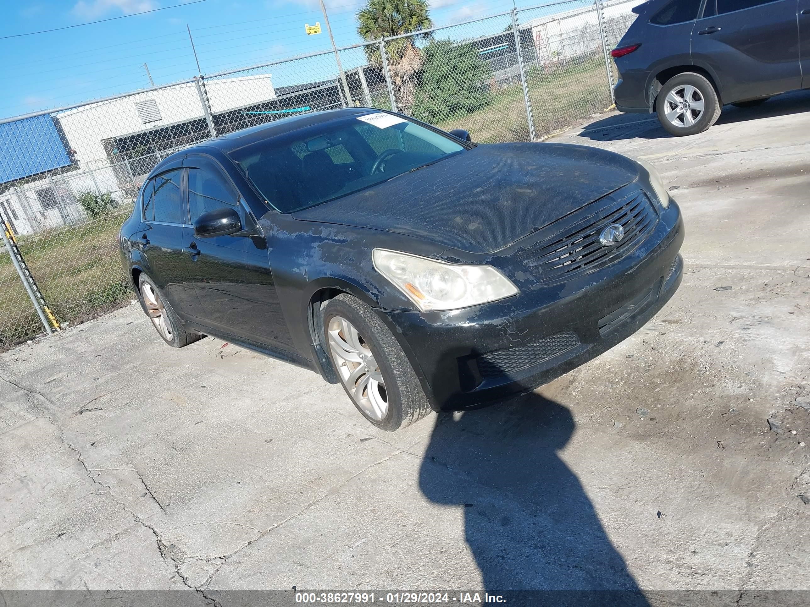 infiniti g 2008 jnkbv61e38m219562