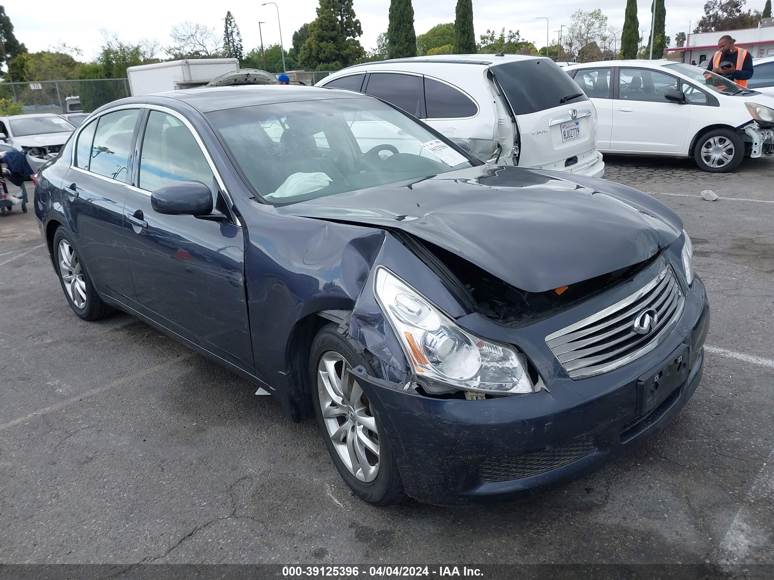 infiniti g 2008 jnkbv61e38m226012