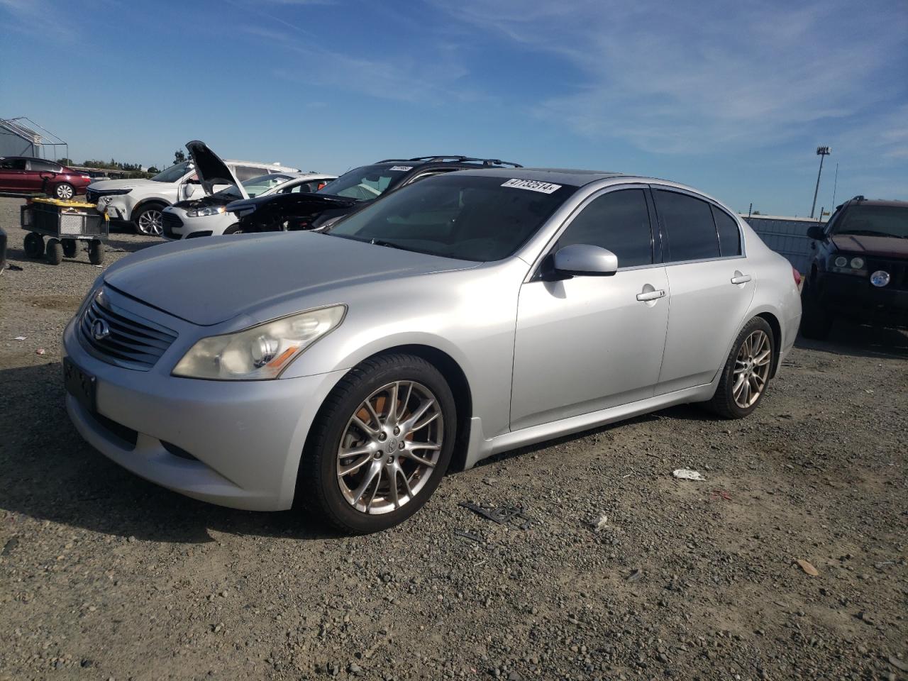 infiniti g 2007 jnkbv61e57m705918