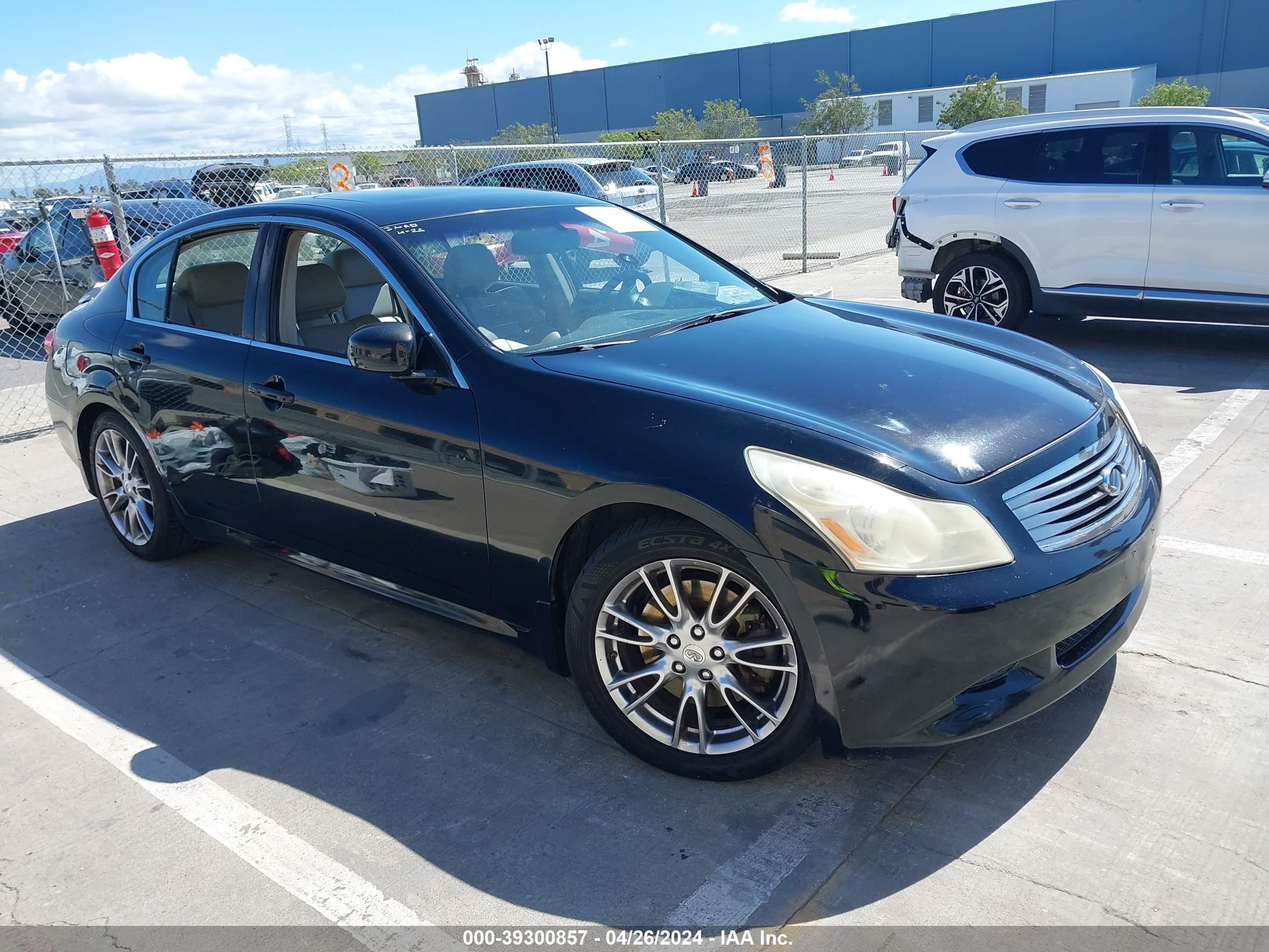 infiniti g 2007 jnkbv61e57m727112