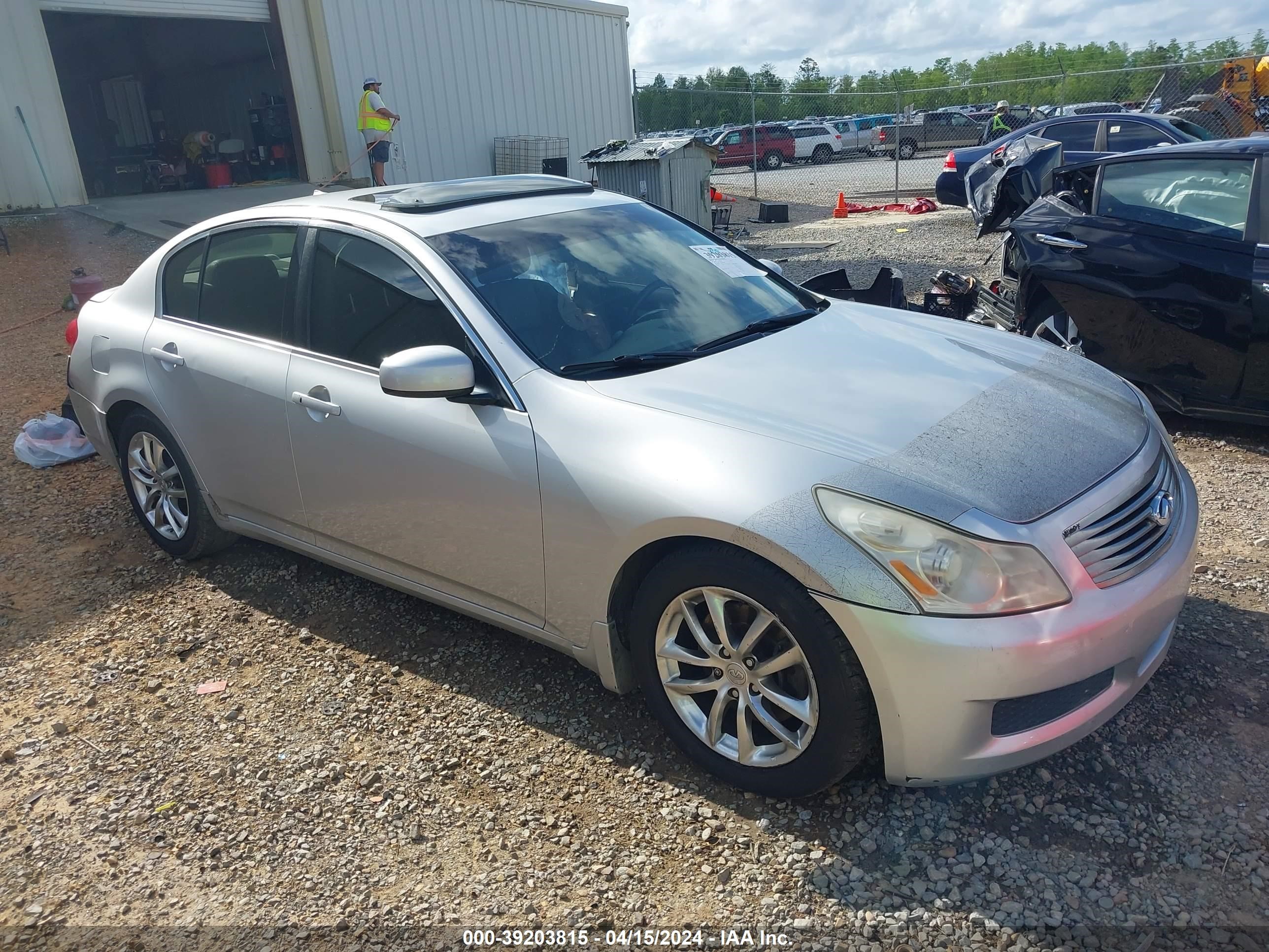 infiniti g 2008 jnkbv61e58m201807