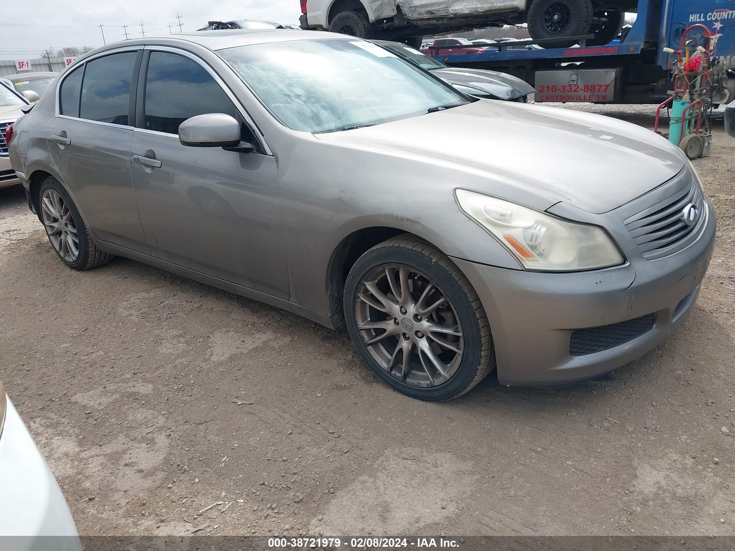 infiniti g 2007 jnkbv61e67m705541