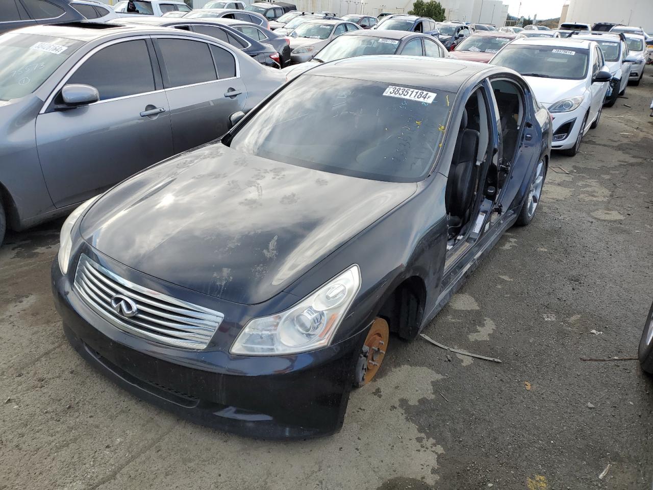 infiniti g 2007 jnkbv61e67m714286