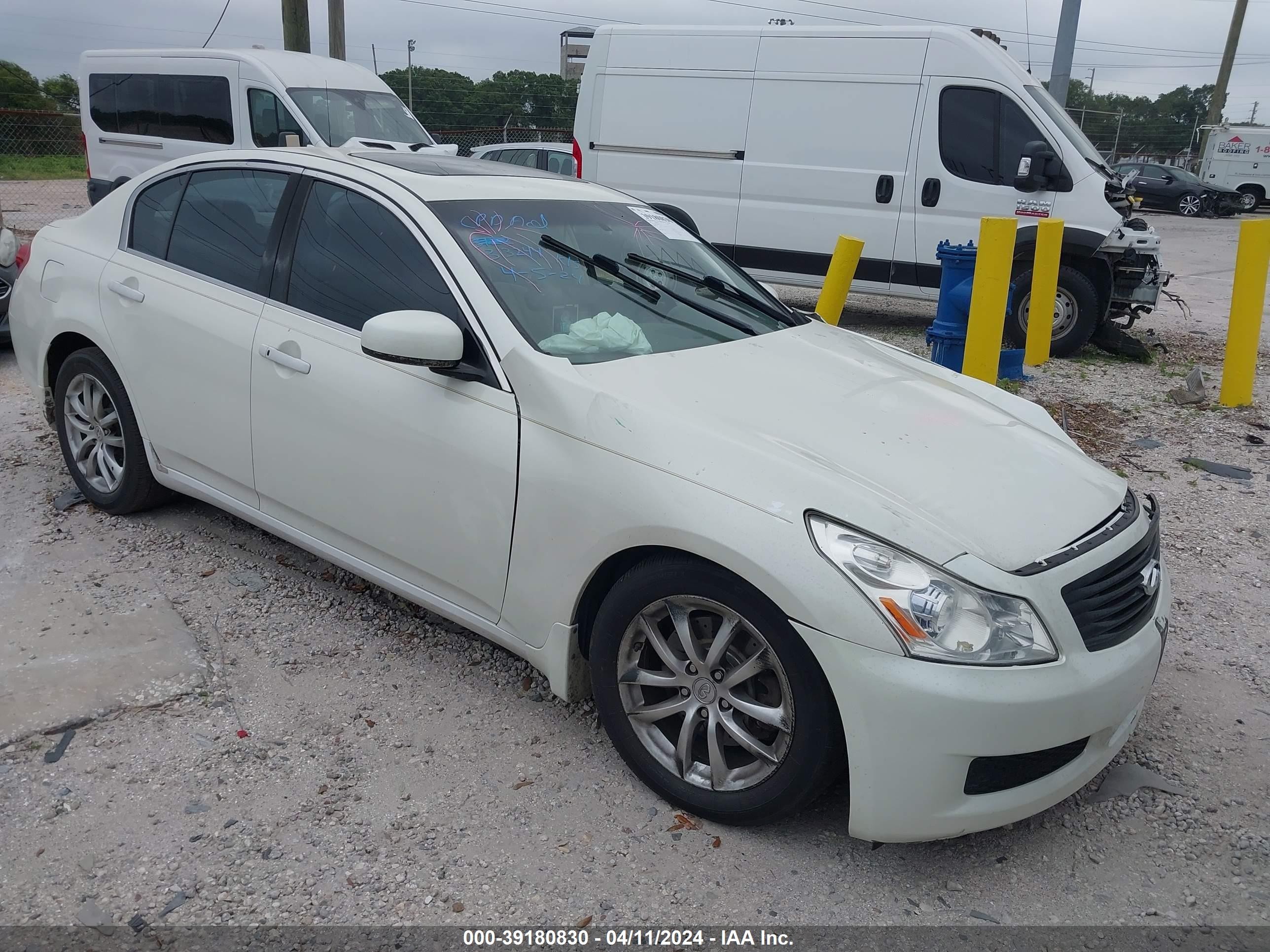 infiniti g 2007 jnkbv61e67m725417